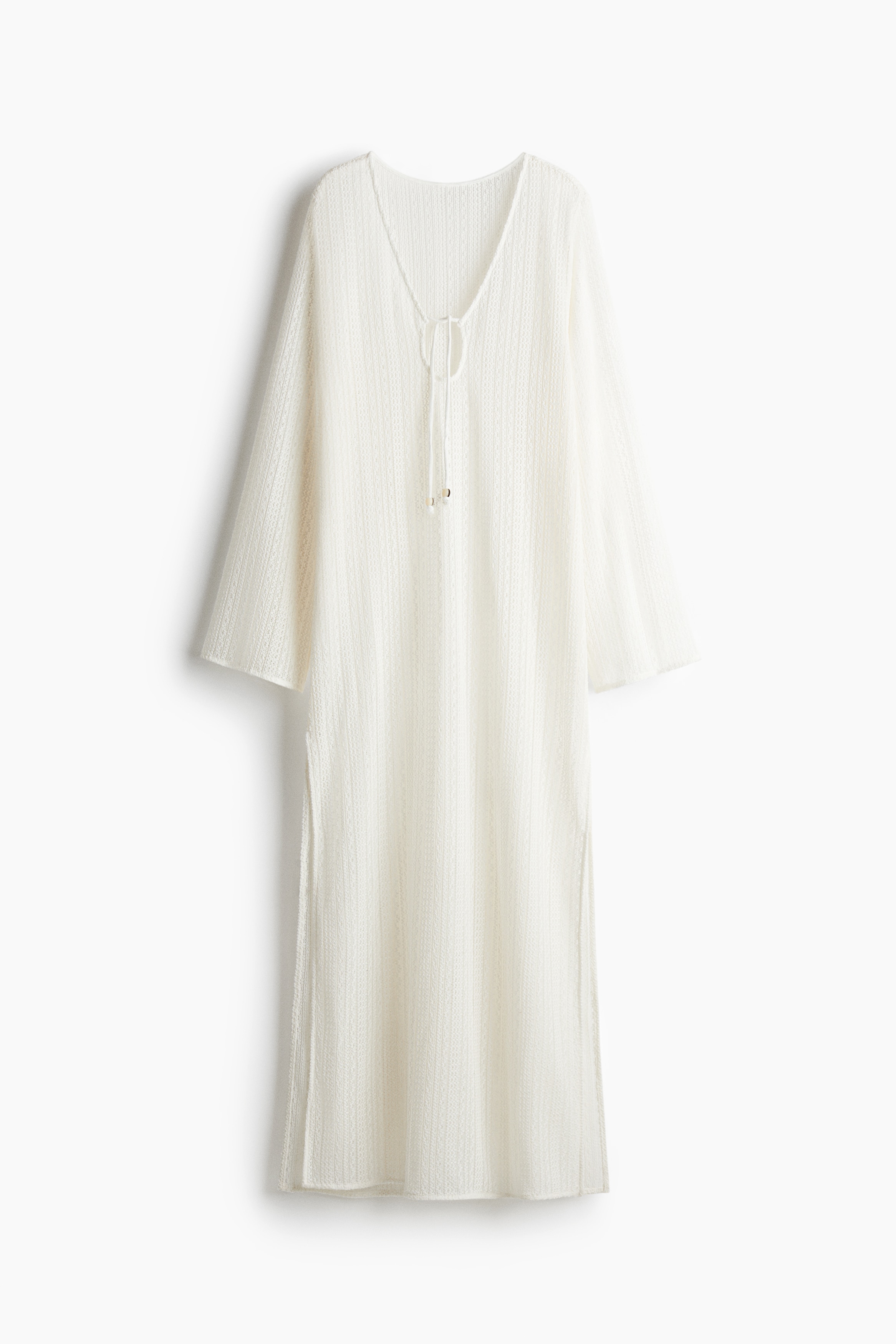 ポインテルニットビーチドレス - ホワイト