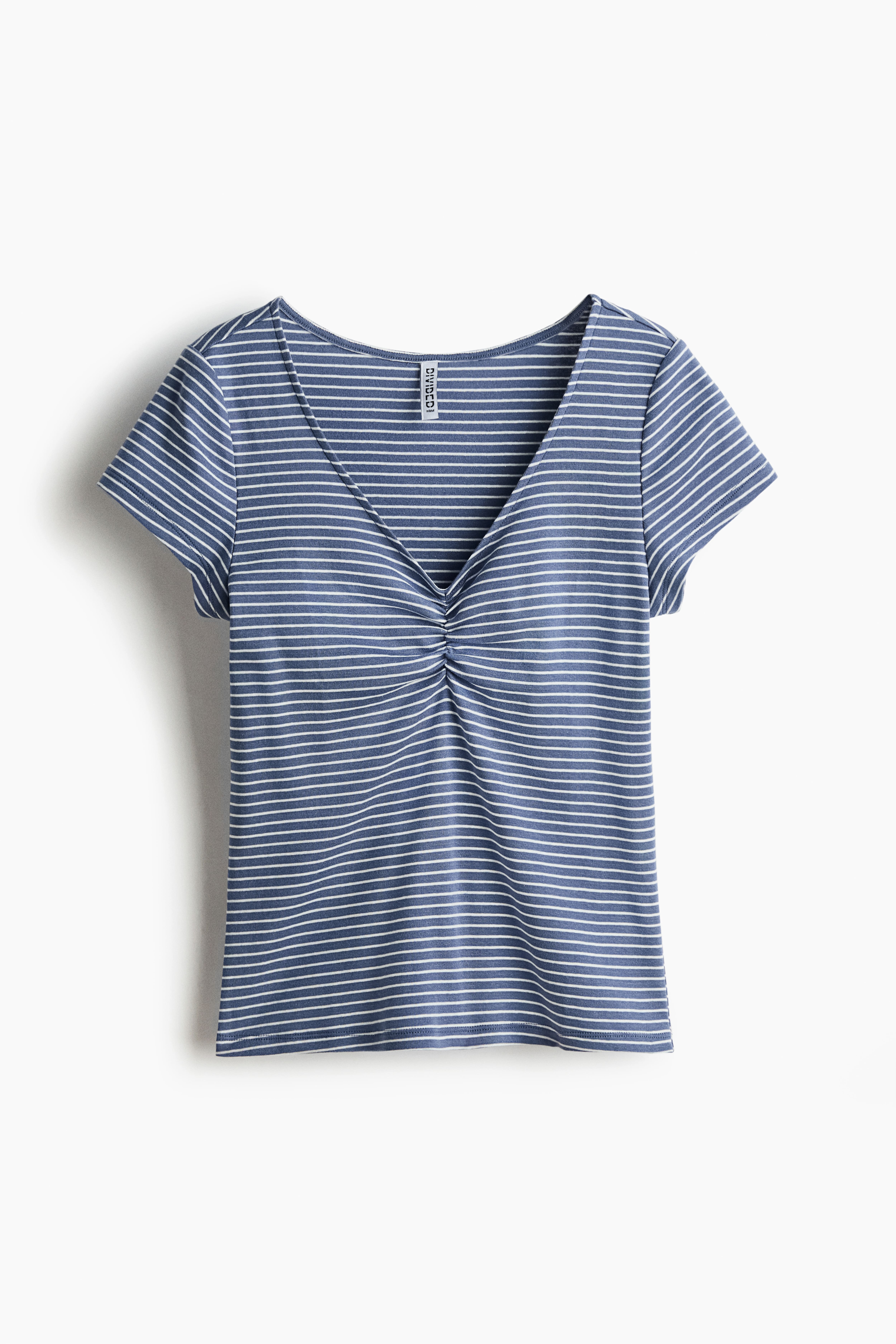 Ribbed V-Neck Top