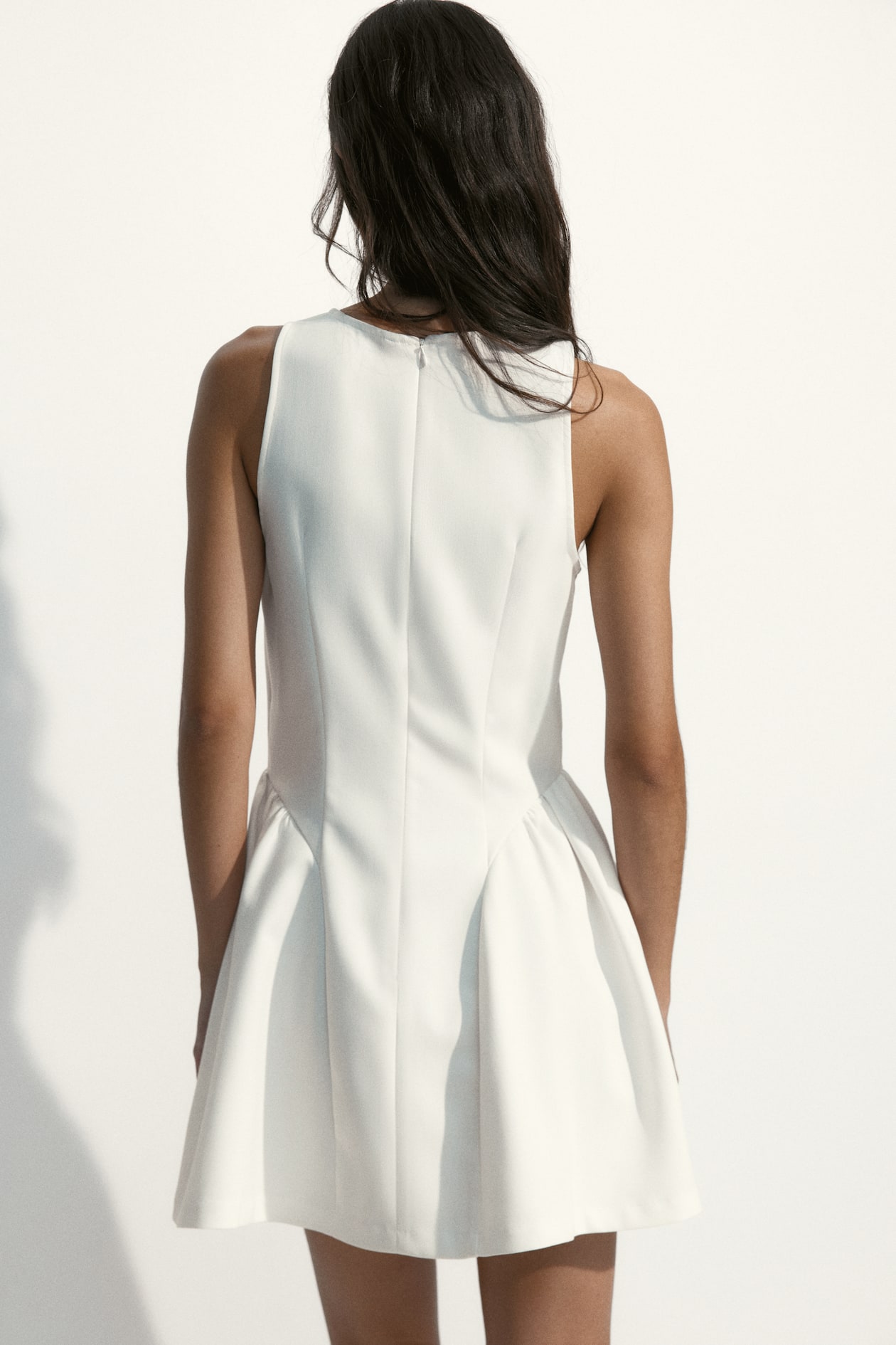 Dress with Flared Skirt - image 5