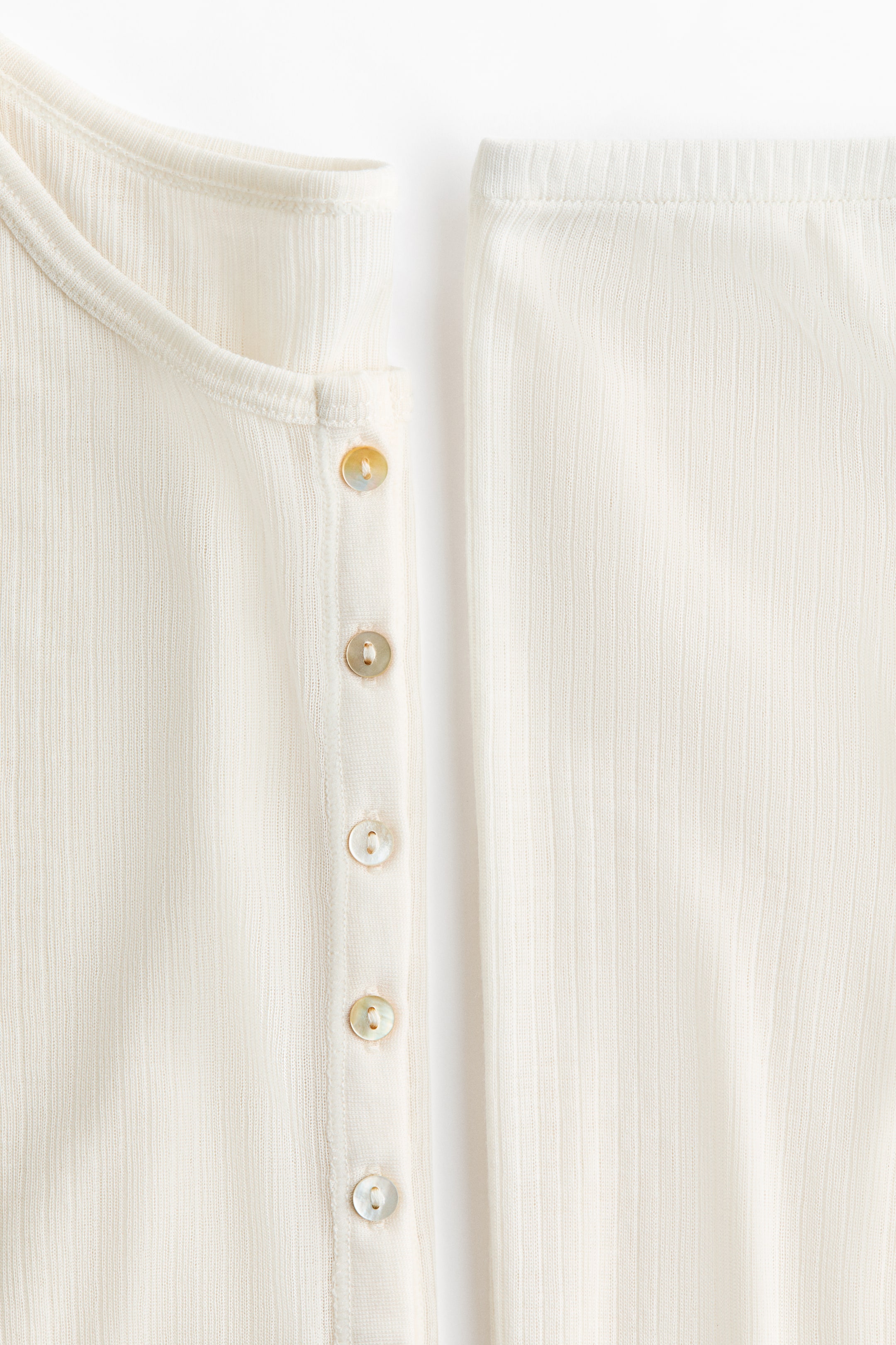 Ribbed Jersey Pajamas