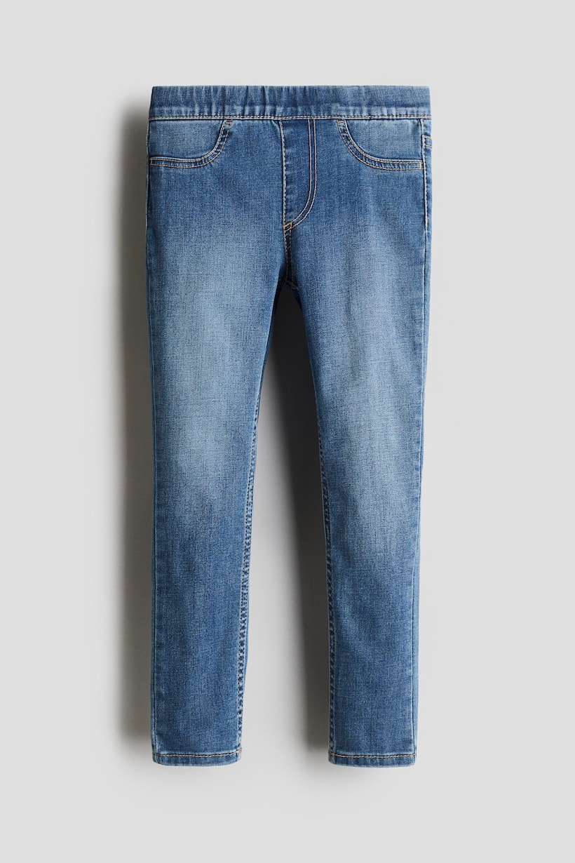 Jeans Donna Strappati Vita Alta Denim Skinny Slim Pantaloni - Foto 5