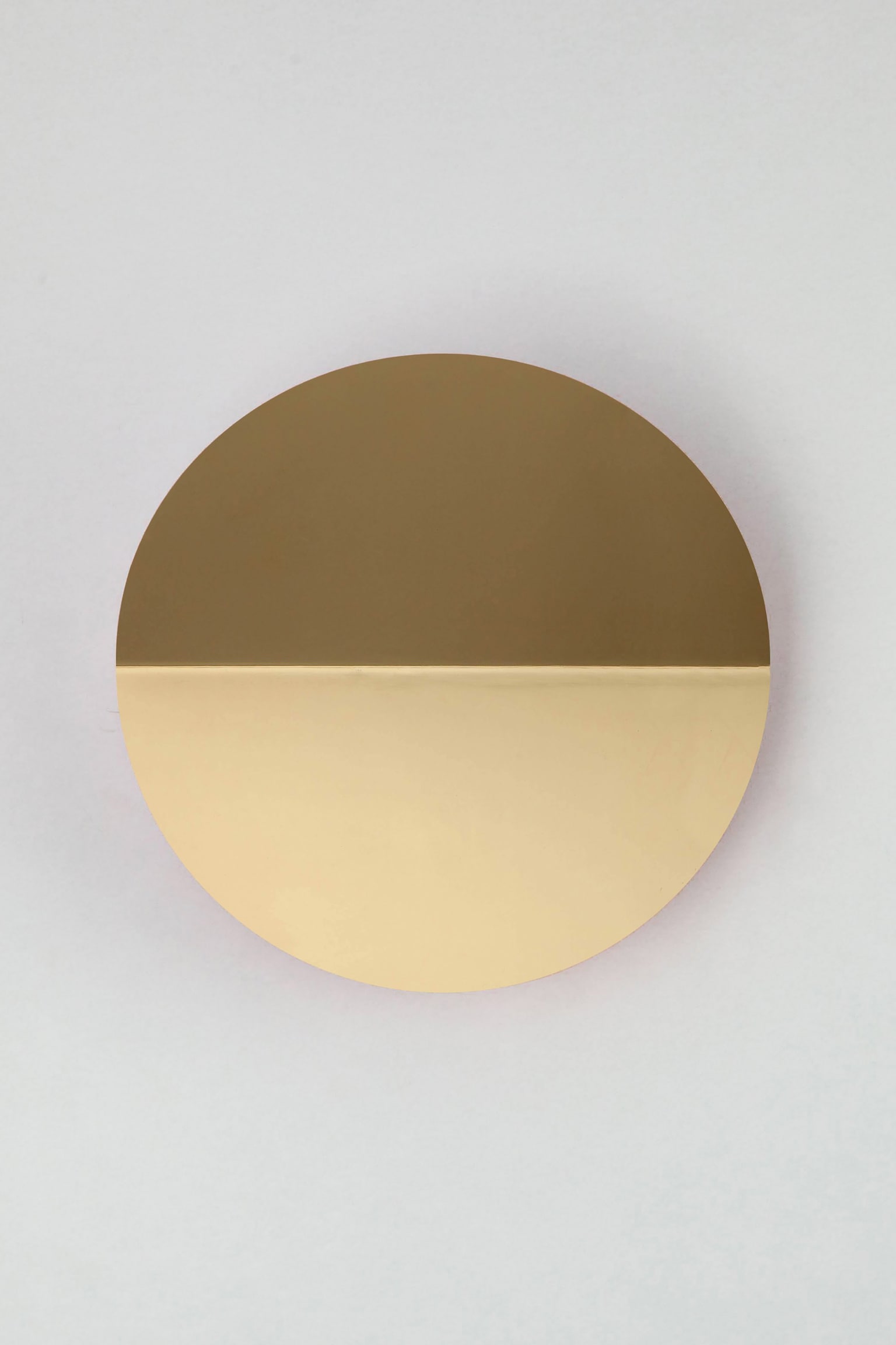 Round Diffused Wall Light - Gold/Dark Grey - 3