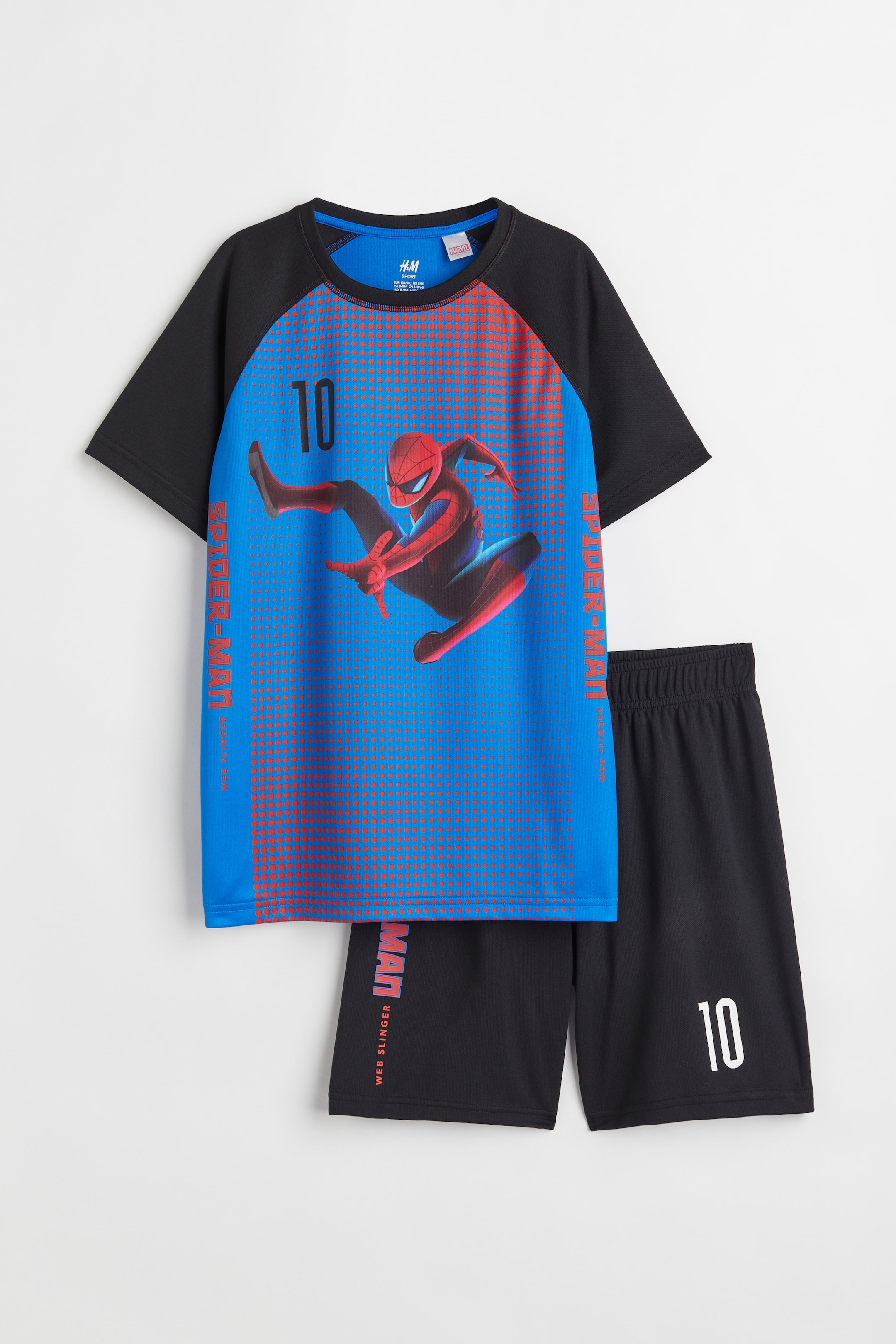 View larger image: Printed football kit - Blue/Spider-Man - Kids | H&M 1