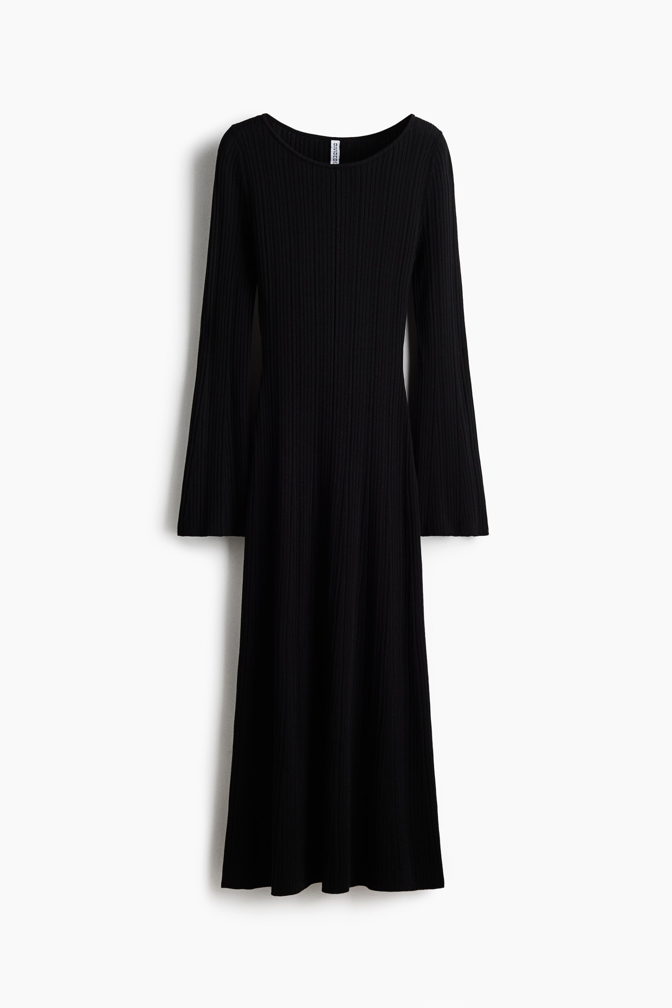 Robe en tricot côtelé