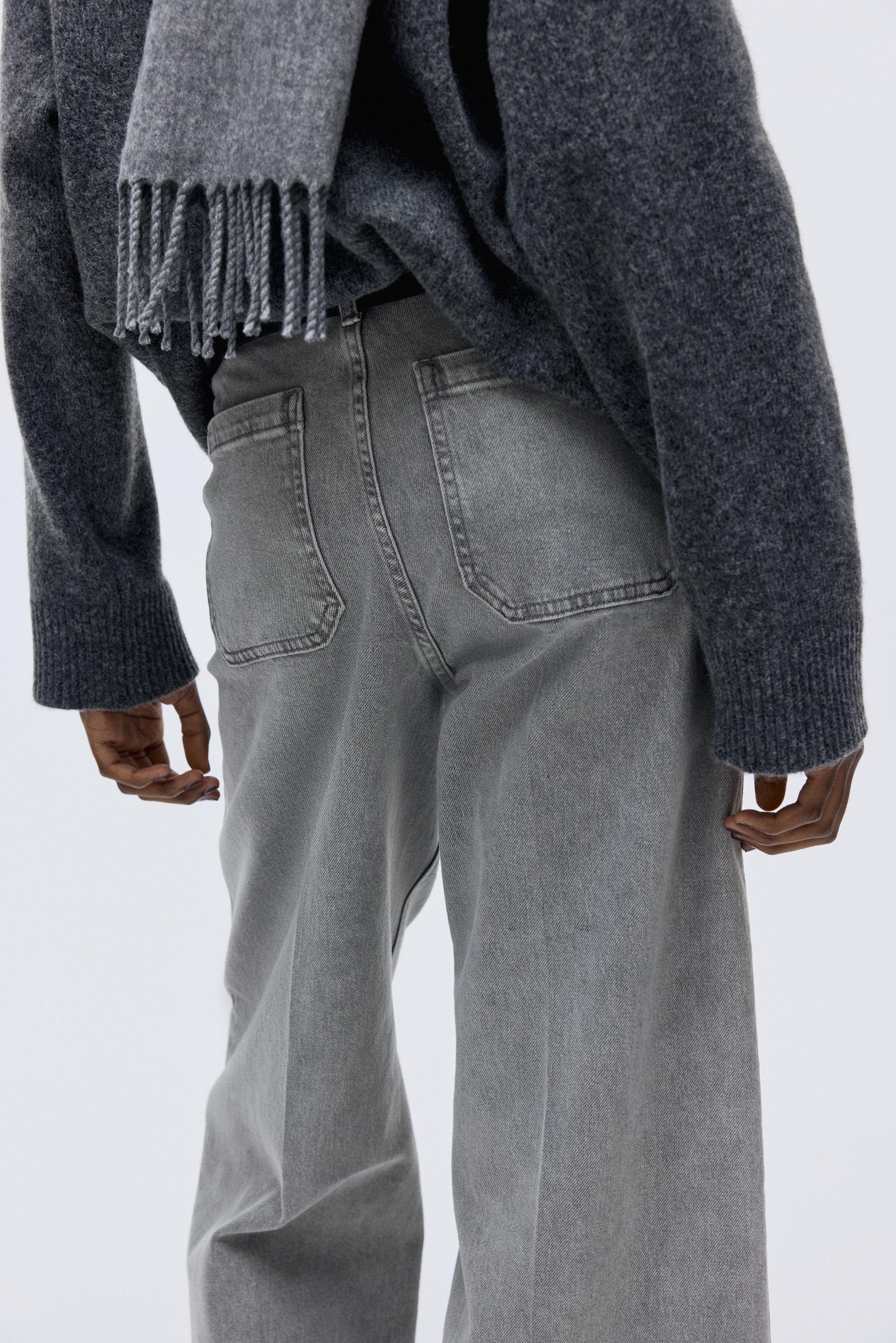 Wide High Jeans