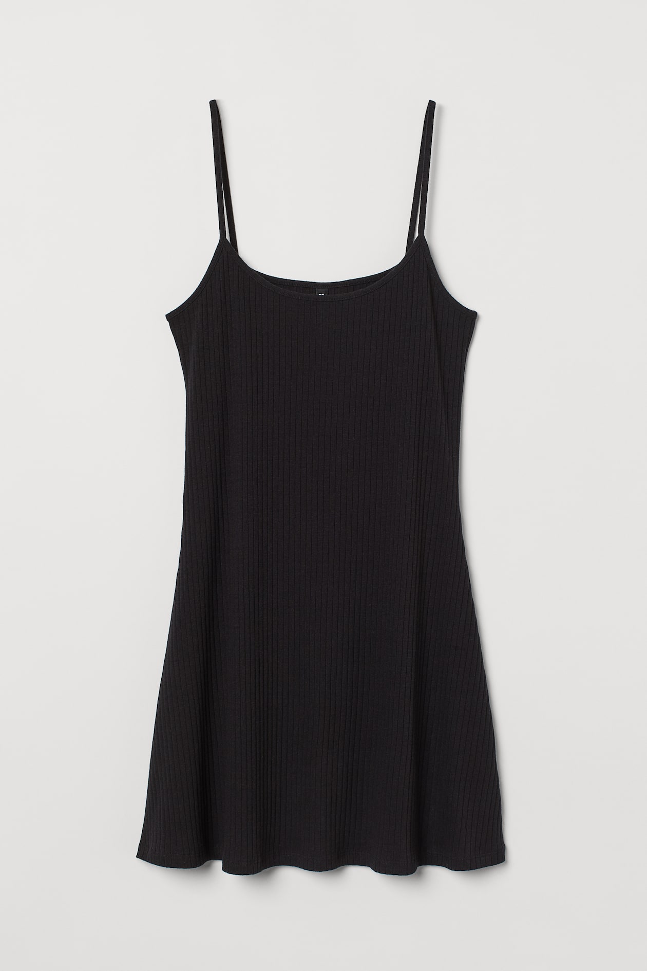 Jersey Dress - Round Neck - Sleeveless - Black - Ladies | H&M US