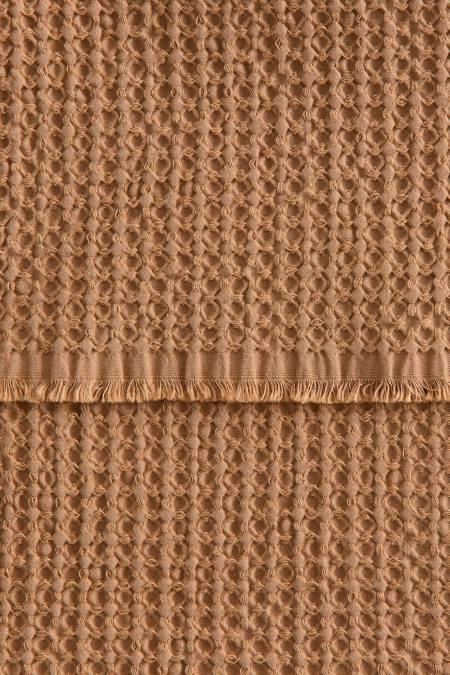 Waffled bath towel - Dark beige/Powder pink/White/Light yellow - 4