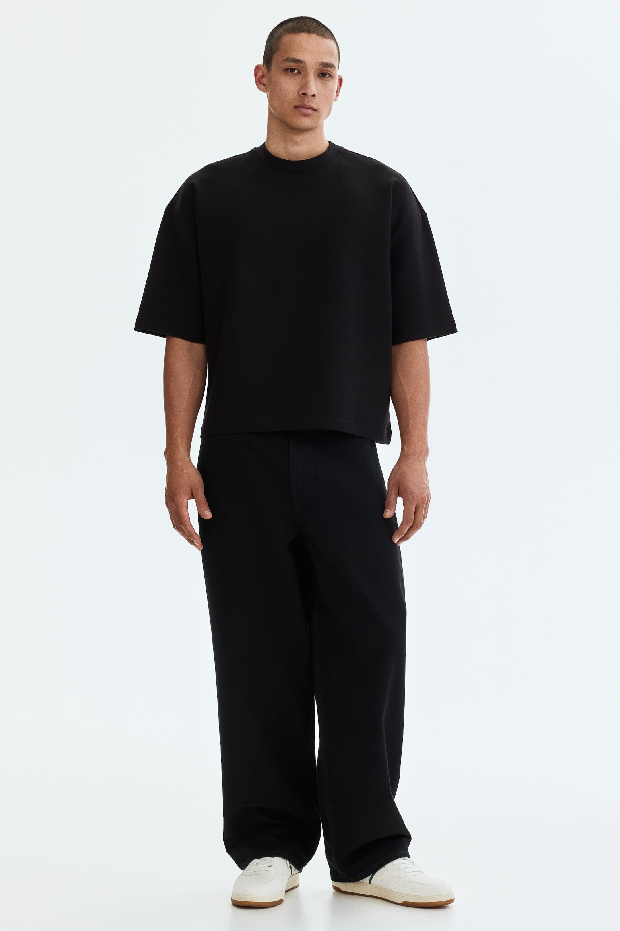 Oversized-Fit Scuba T-Shirt