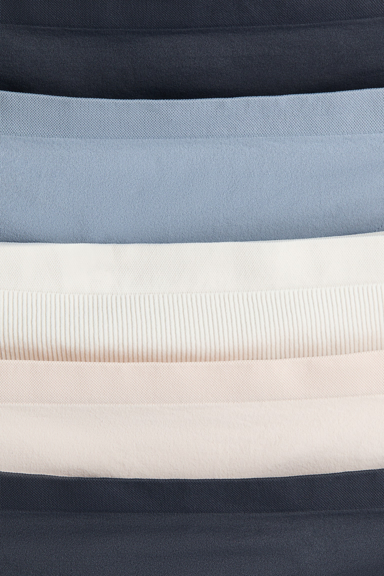 5er-Pack Tangas Seamless - Marineblau/Mattblau/Schwarz/Hellrosa/Weiss/Hellrosa/Greige/Dunkelbraun/Khakigrün/Beige/Weiss - 2