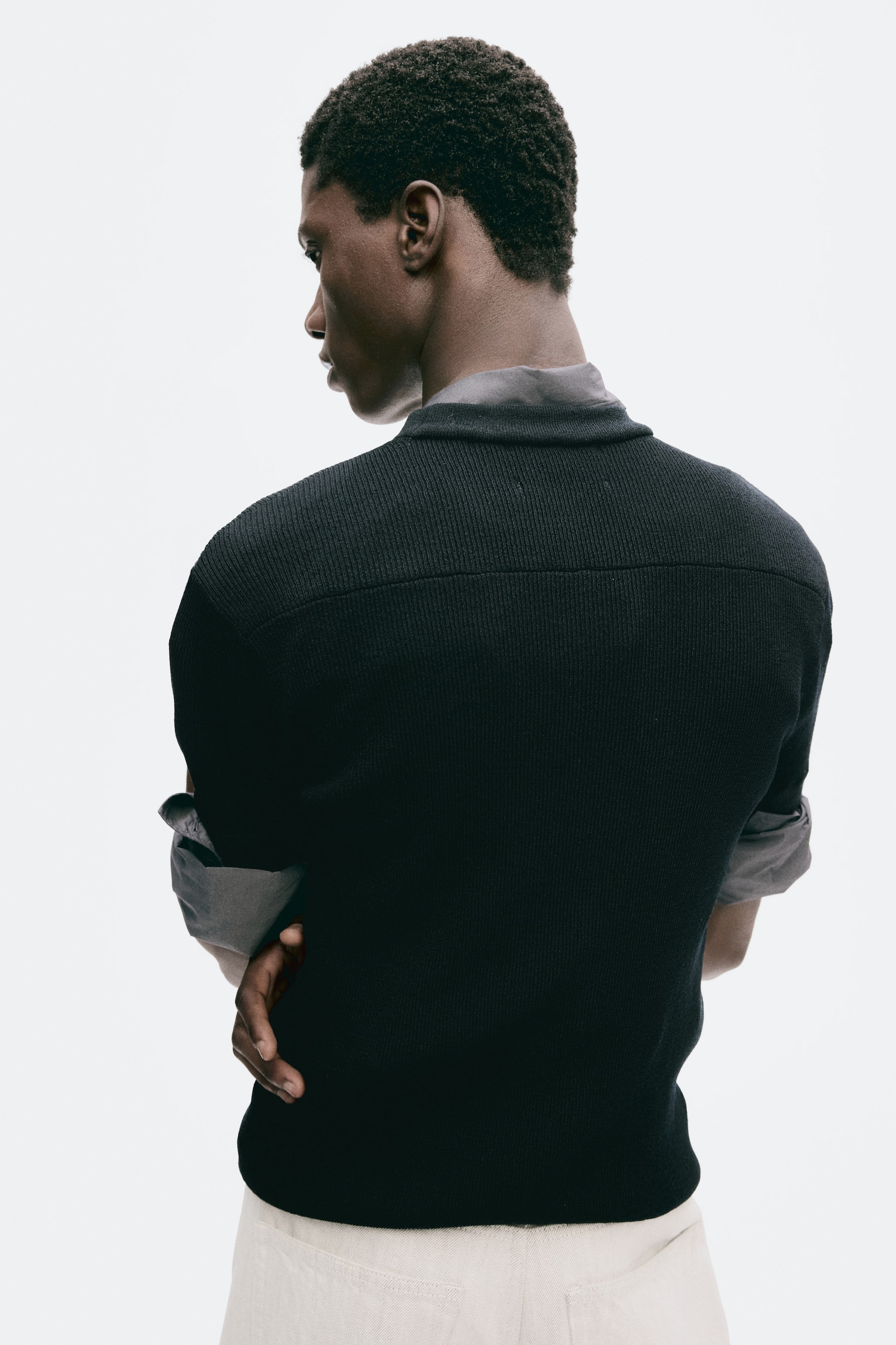 Slim-Fit Knit Wool-Blend T-Shirt