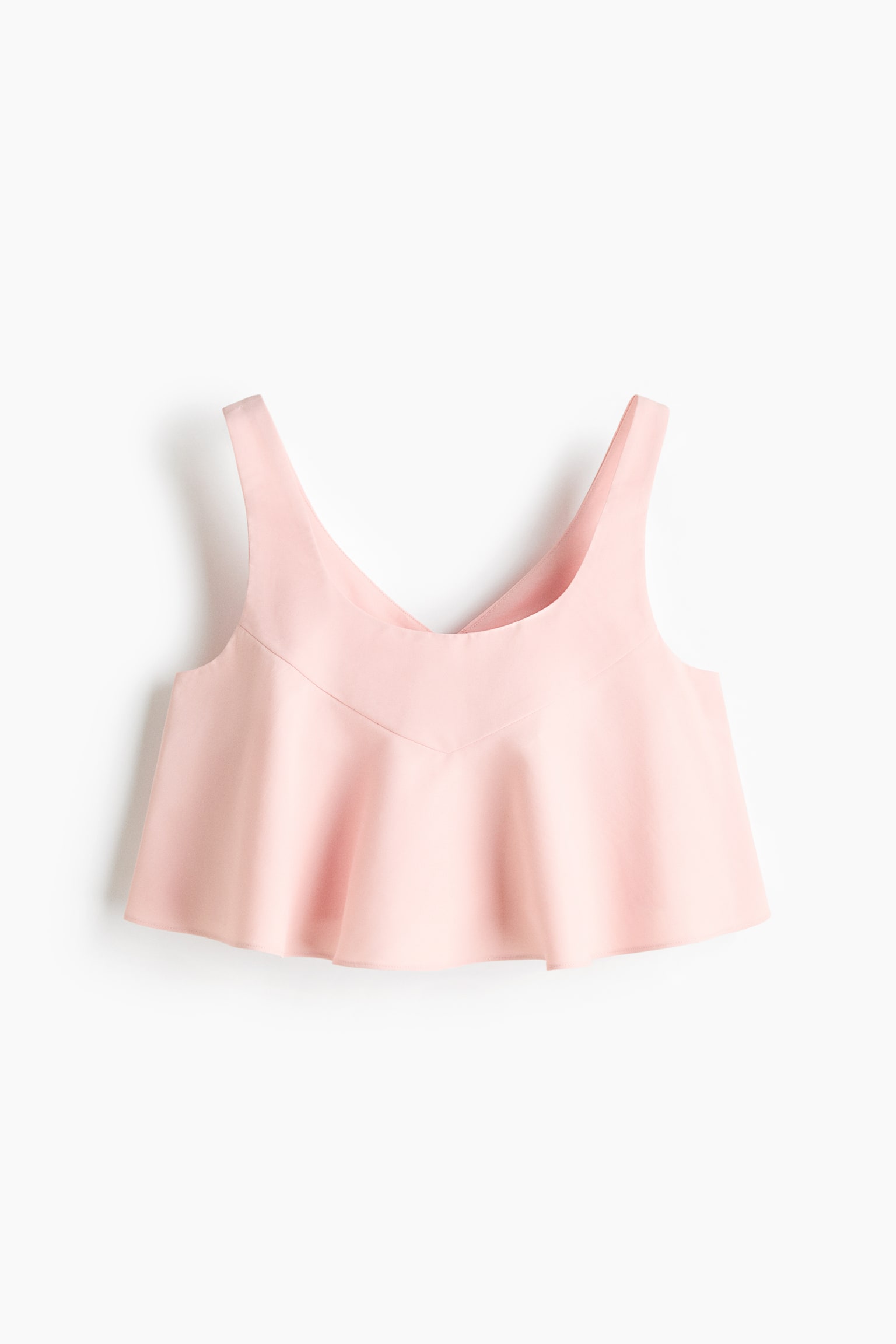 Cropped top - Light pink - 1