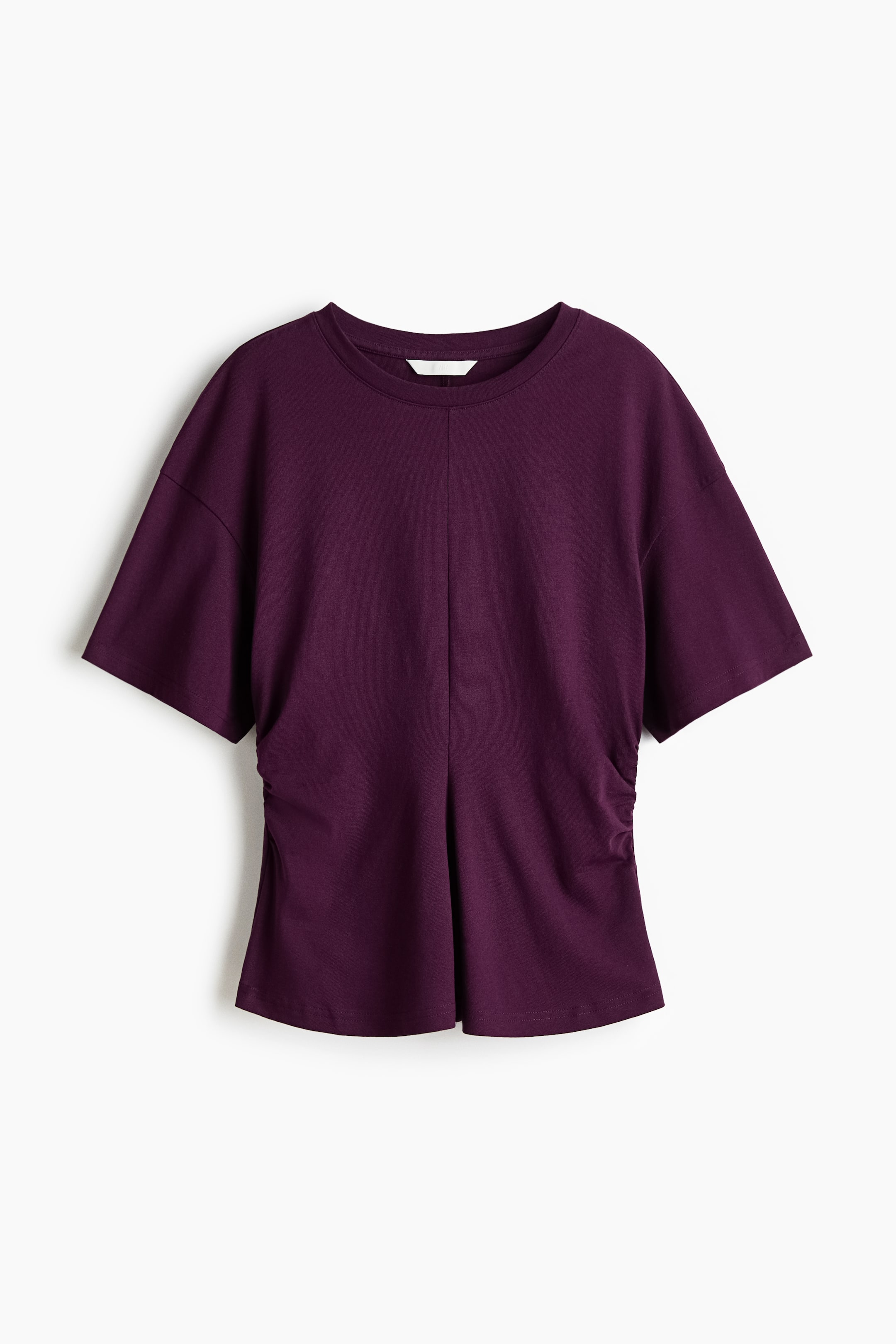 View larger image: T-Shirt with Defined Waist - Dark purple - Ladies | H&M PH 4