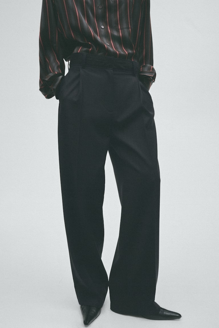 Pantalone elegantnog kroja od mešavine vune