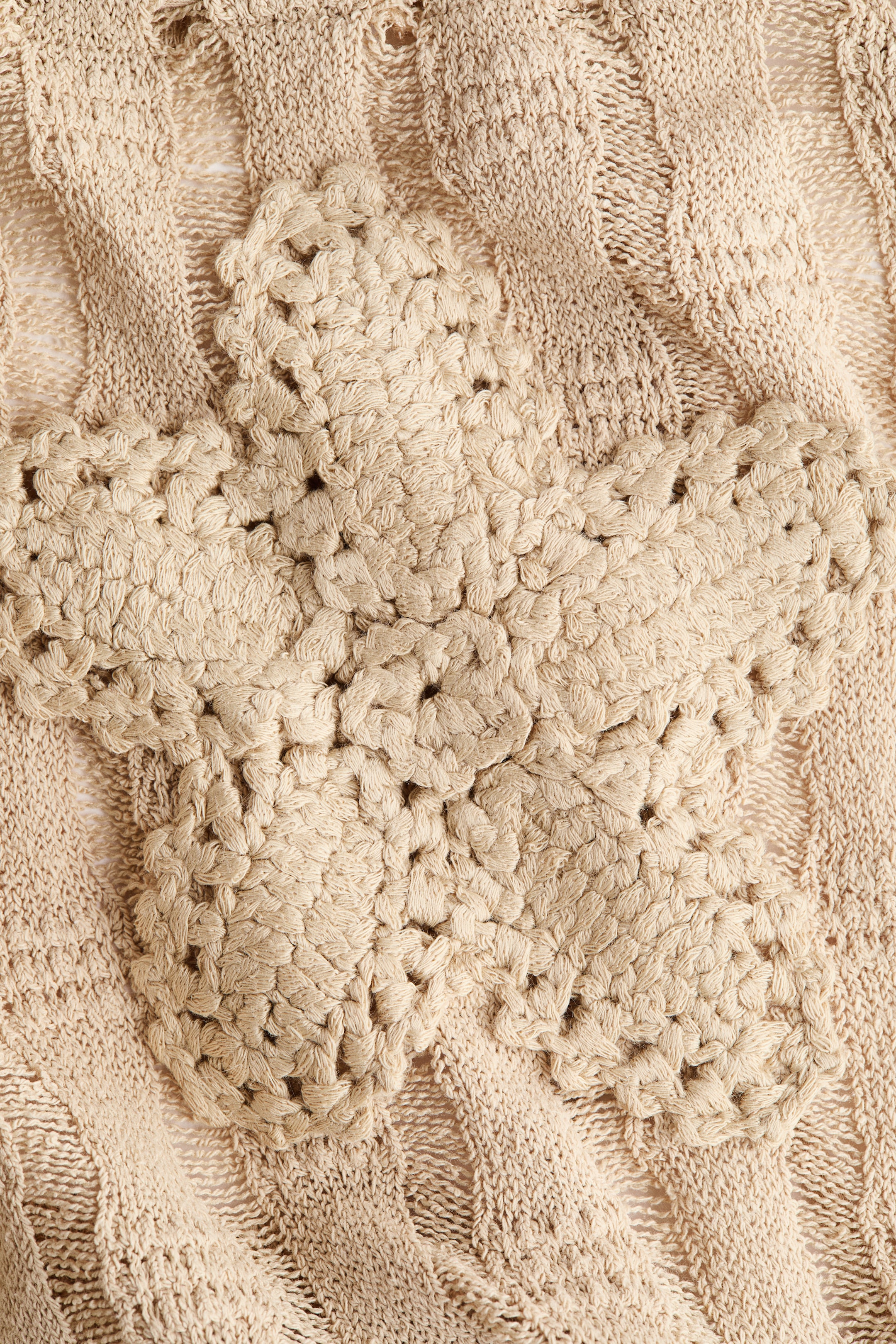 Crochet-Look Halterneck Top