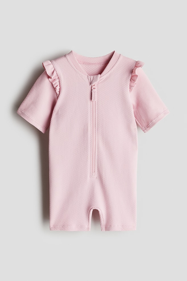 Badeoverall mit UPF 50 - Hellrosa/Hellblau/Kirschen/Weiß/Zitronen/Hellrosa/Geblümt/Hellrosa/Geblümt/Weiß/Muscheln/Cremefarben/Erdbeeren - 1