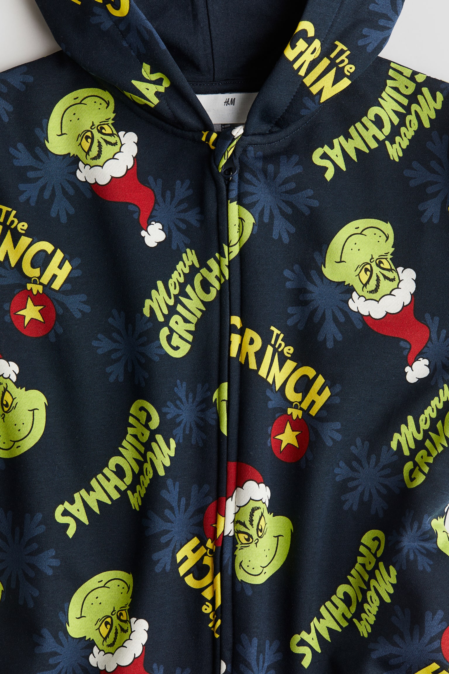 Printed jumpsuit - Dark blue/The Grinch - 2