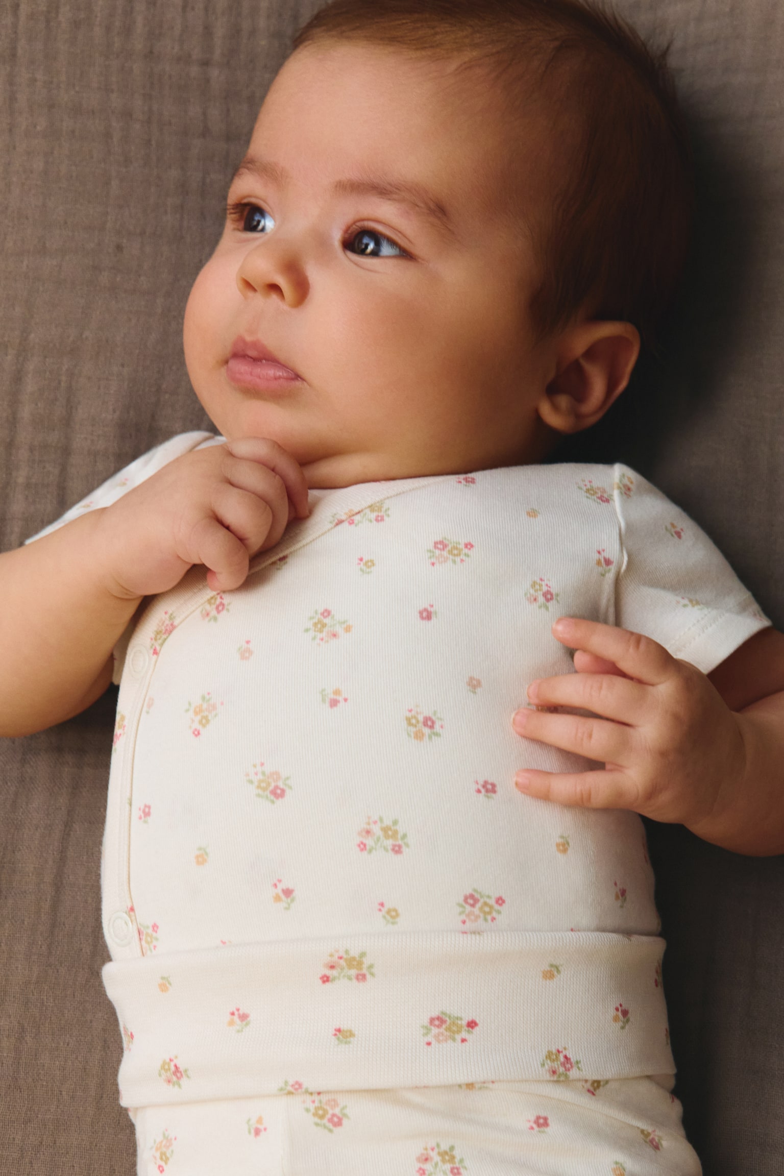 2-pack cotton jersey leggings - White/Floral/Pink/Floral - 4