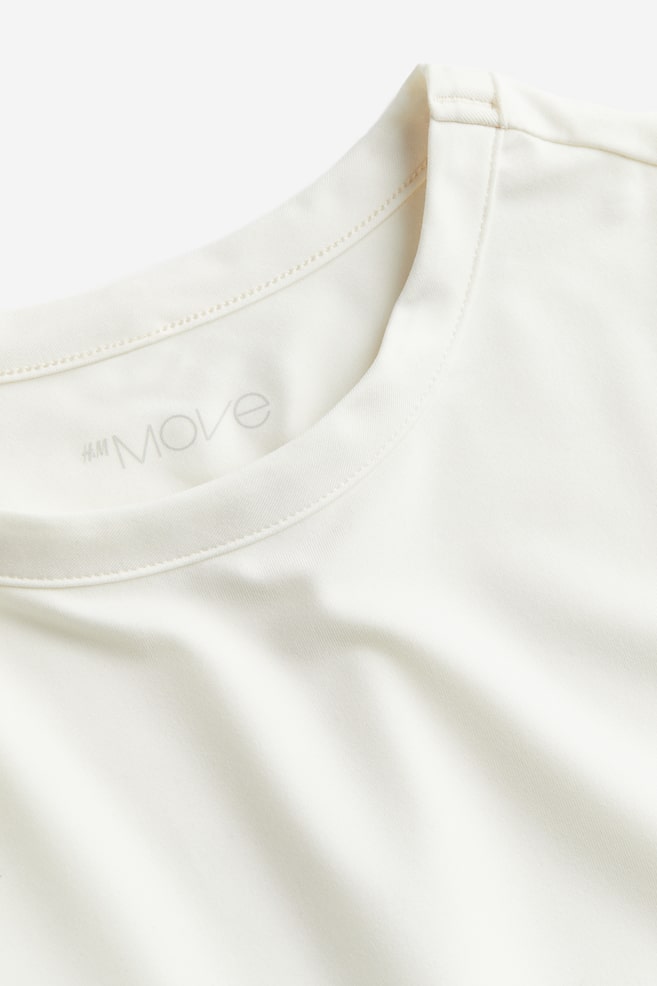 DryMove™ Sports Shirt - White/Black - 4