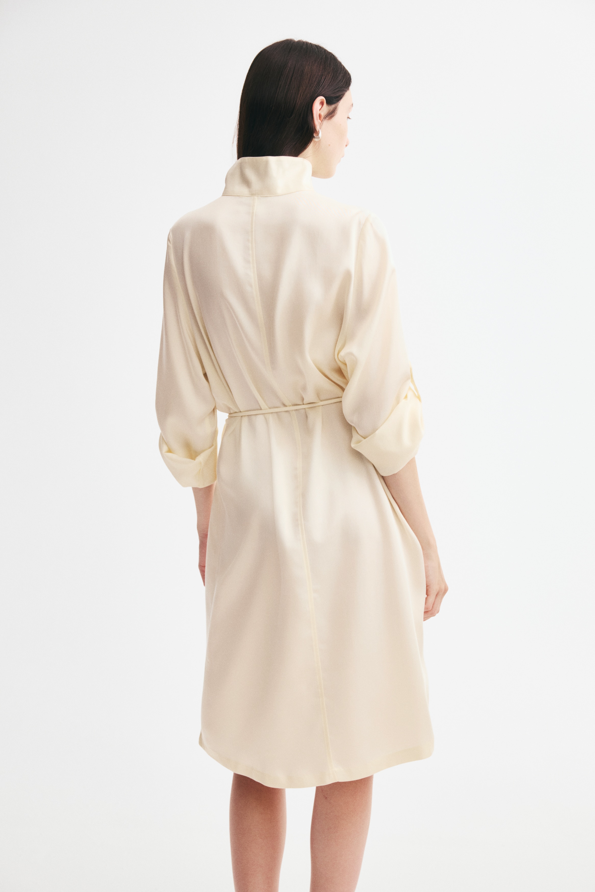 Funnel-Collar Shirt Dress thumbnail 5
