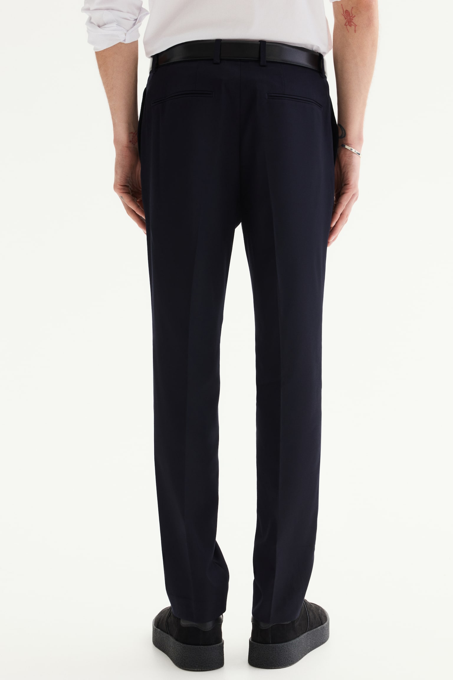 Quần tây Slim Fit - Màu xanh tím than/Màu đen - 5
