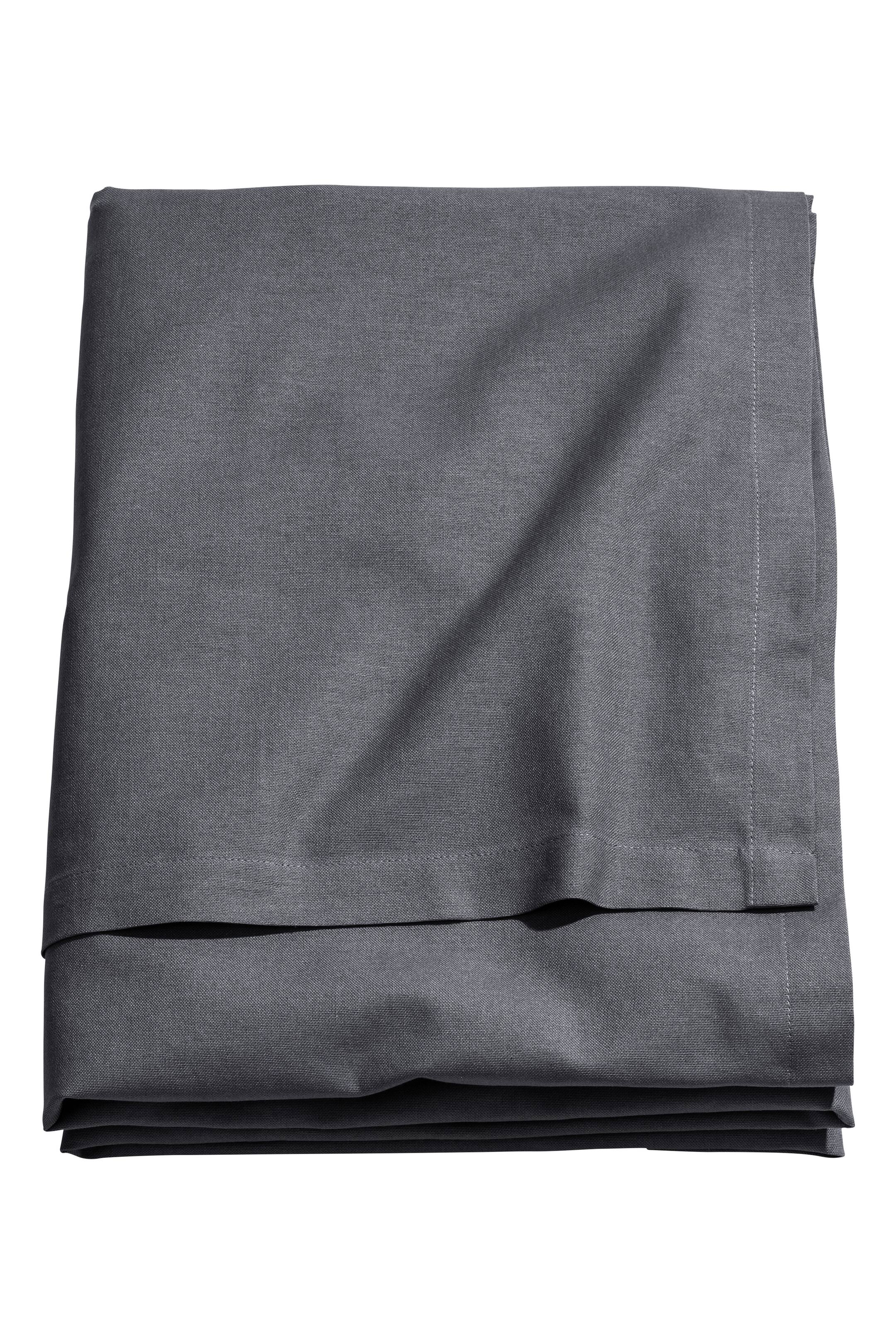 View larger image: Cotton tablecloth - Dark grey - Home All | H&M GB 1