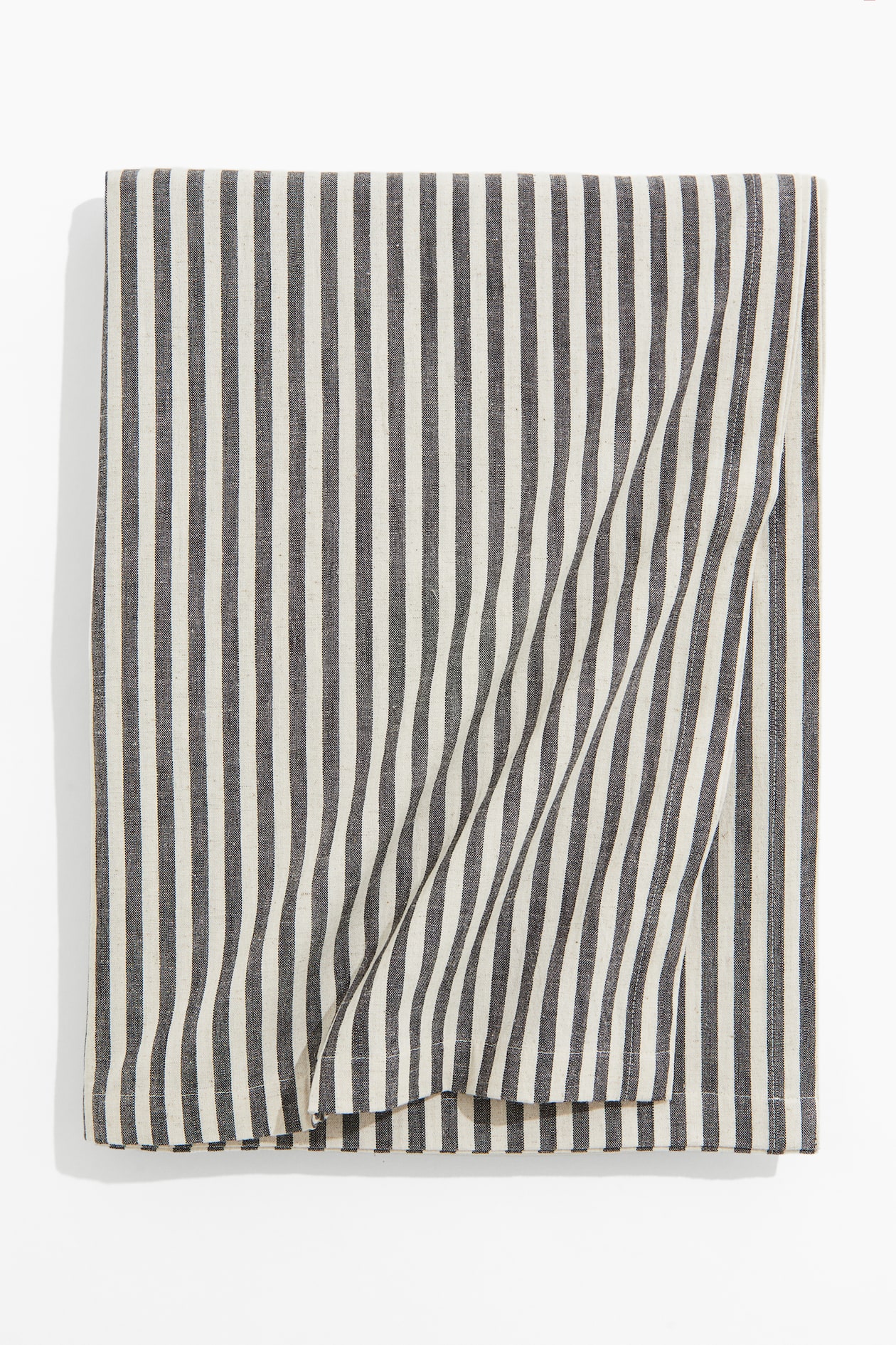 cotton-blend-tablecloth-dark-gray-striped-home-all-h-m-us