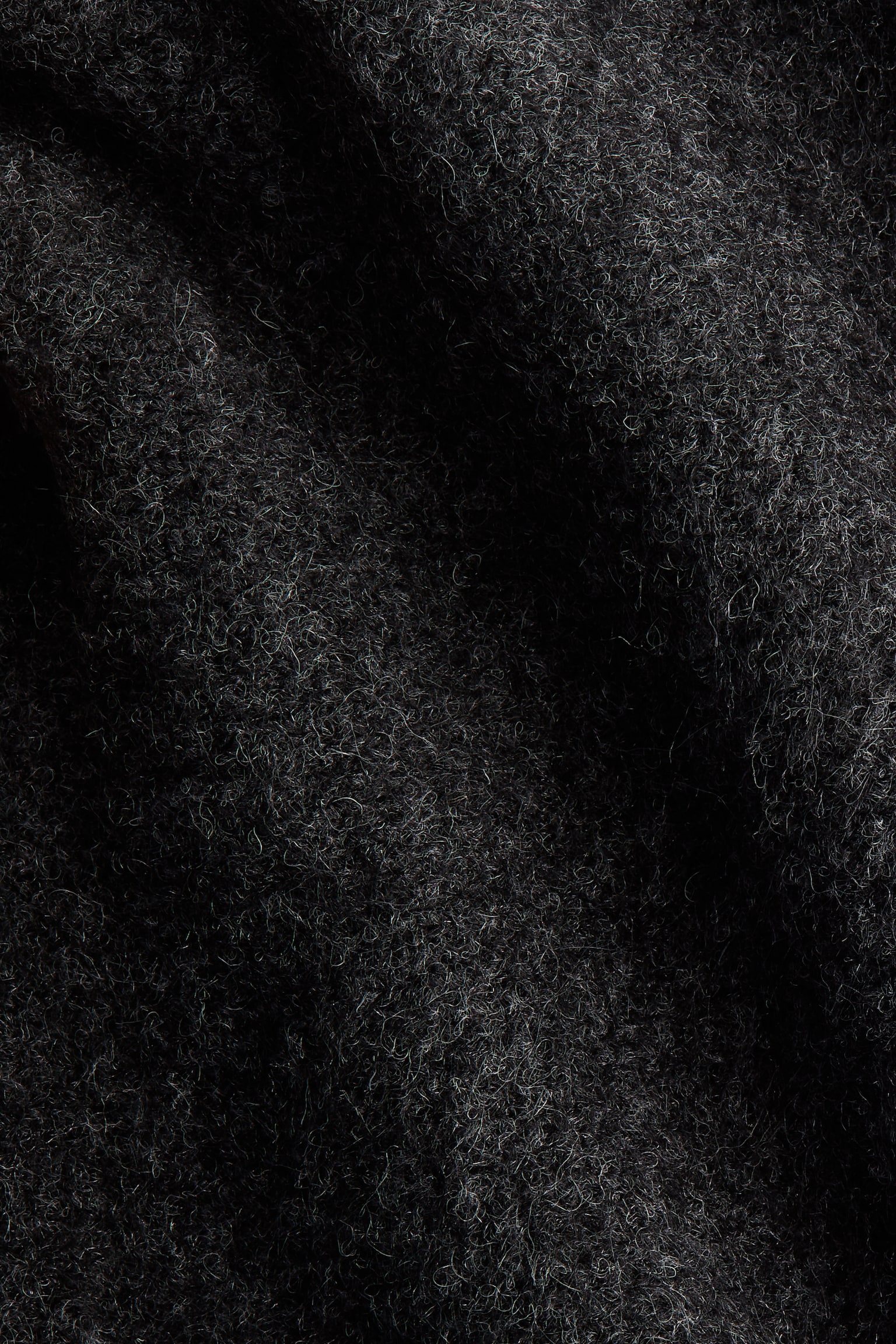 Женское платье H&M Knit Mock Turtleneck, цвет: Тёмный серый меланжевый — фото 7