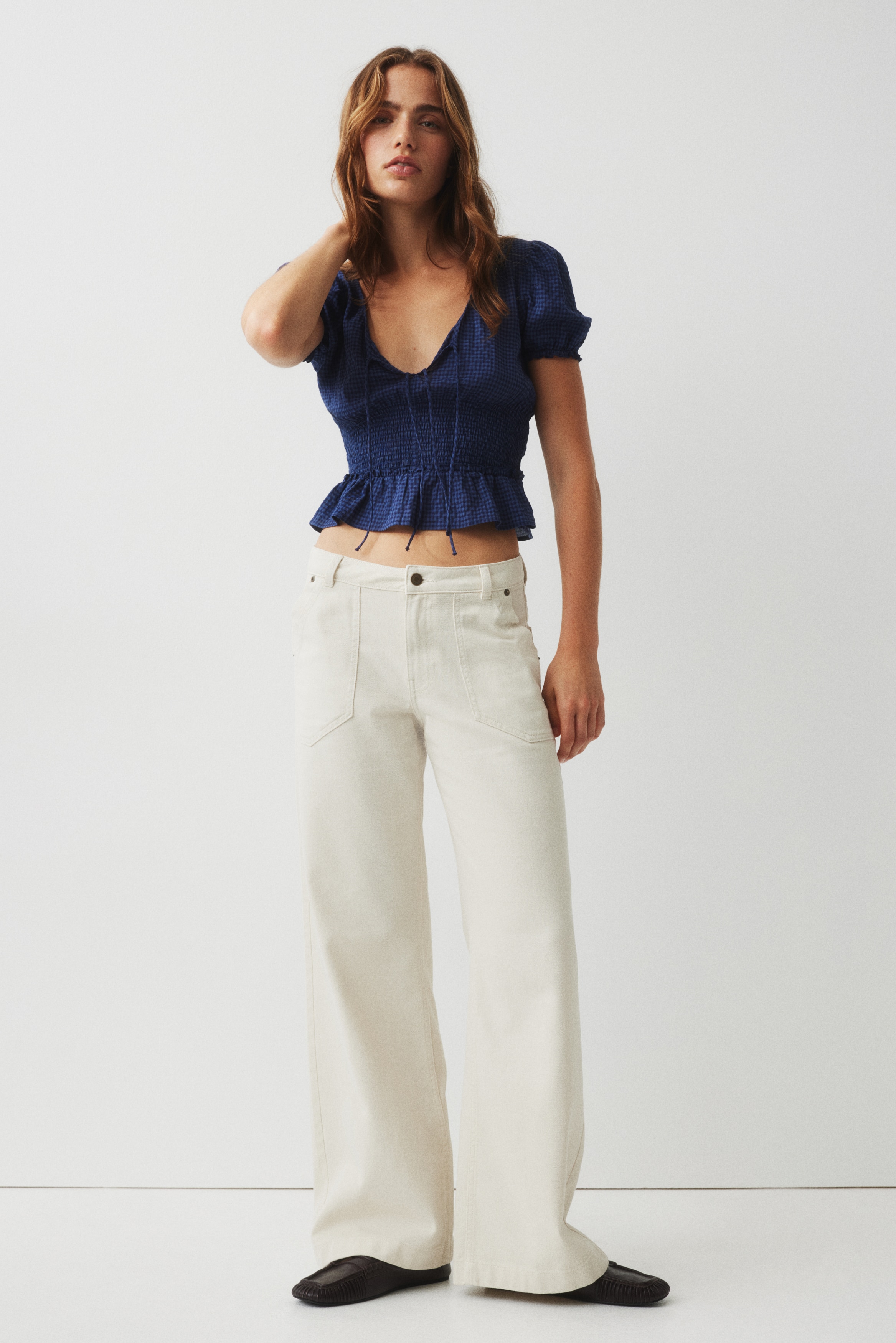 Cotton twill trousers