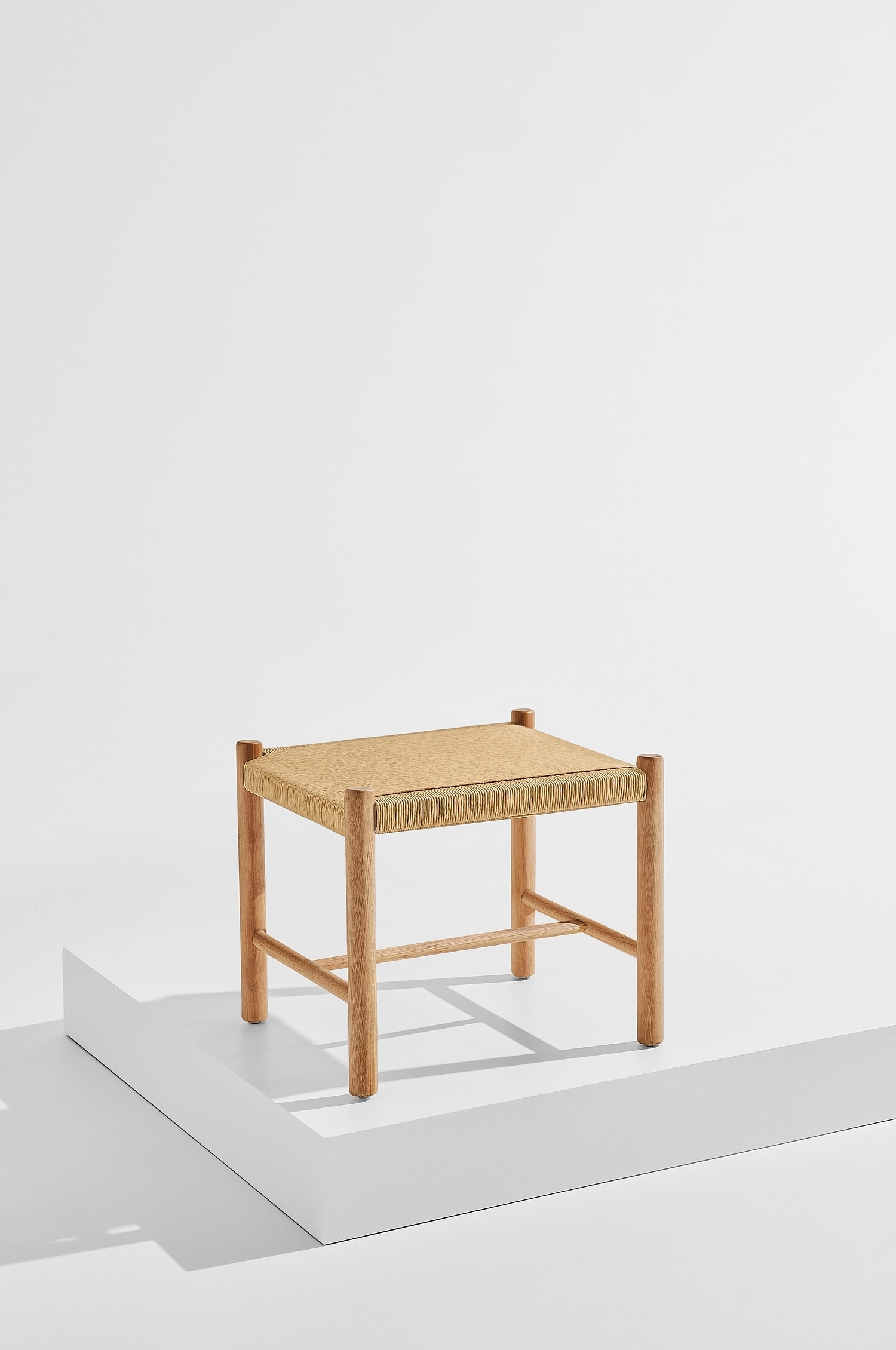 Sgabello Ines - Rovere Naturale/Noce