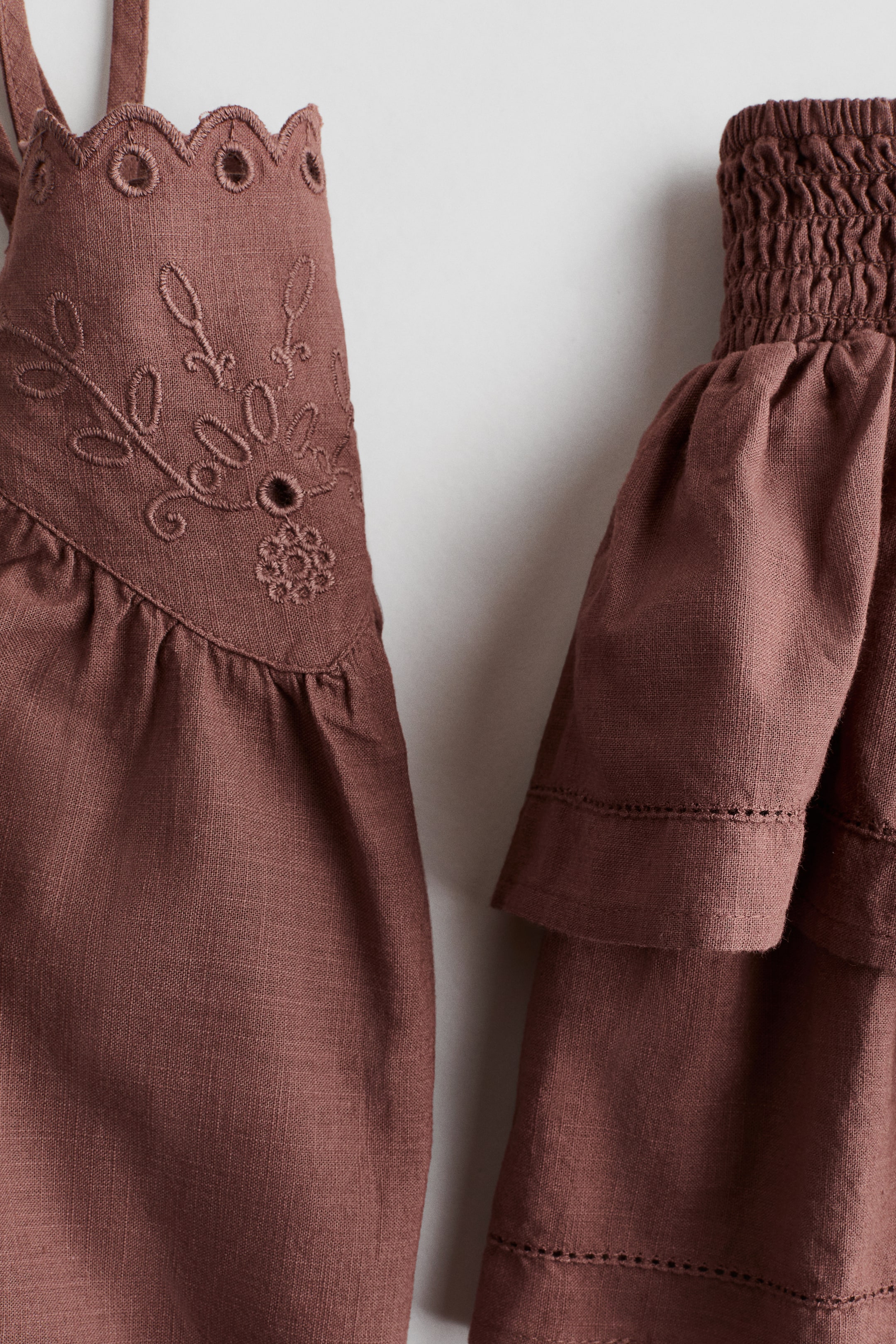 2-Piece Embroidered Cotton Set
