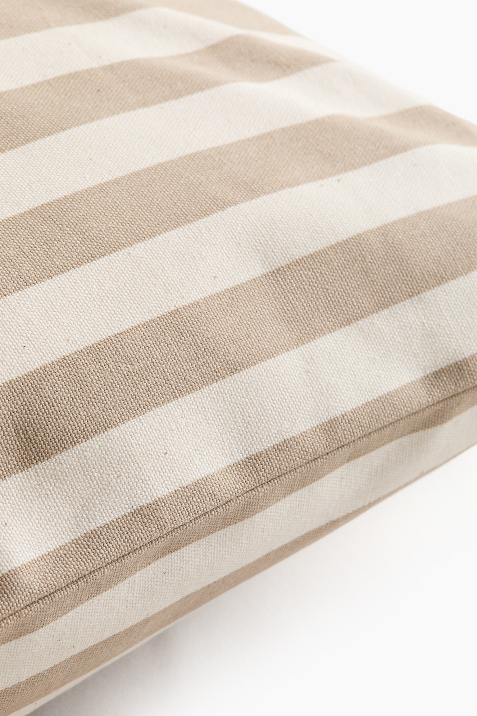 Outdoor cushion cover - Beige/Striped/Beige/Striped/Orange/Striped/Yellow/Striped/Dark green/Striped/Dark grey/Striped/White/Green striped/Orange/Striped/Yellow/Striped/Dark green/Striped/Light beige/Leaves - 3