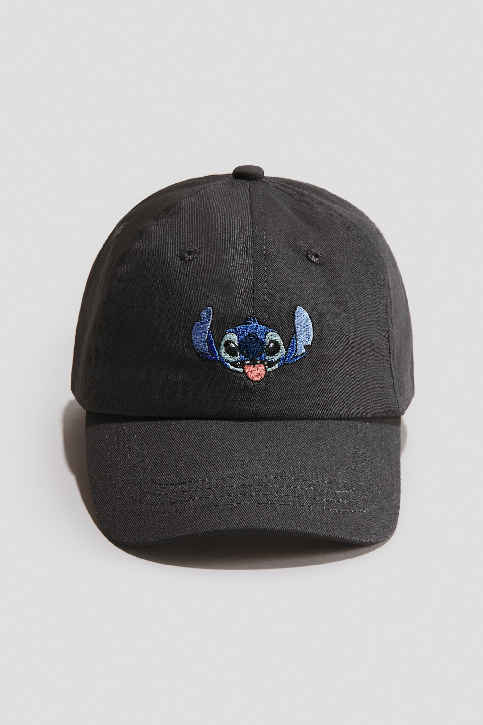 Boné estampado em sarja - Cinzento escuro/Lilo & Stitch/Creme/Mínimos/Verde cinza escuro/Snoopy/Verde cinza/Minecraft/Azul marinho/Homem-Aranha/Amarelo claro/Pokémon