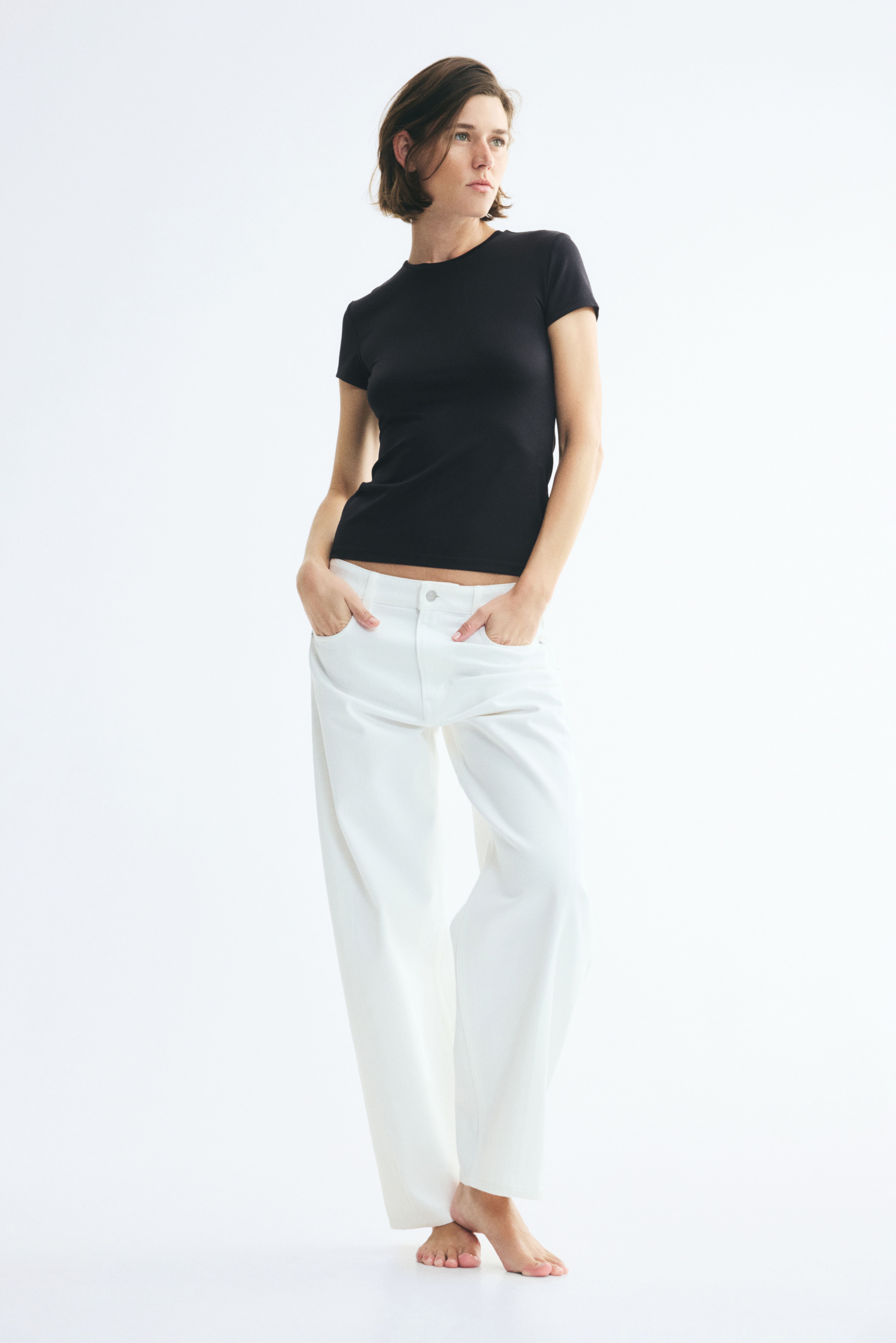 Fitted Microfiber T-shirt