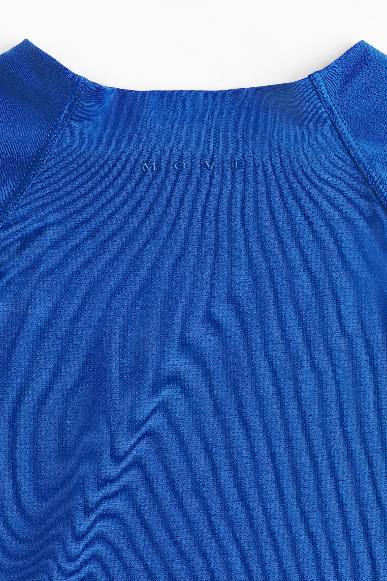 Женский топ H&M Move Long-Sleeved Running Top with DryMove™, цвет: Кобальтовый синий — фото 7