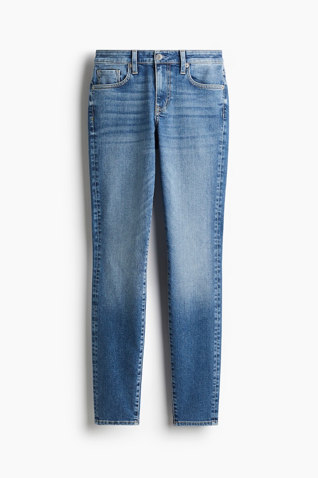 Skinny Regular Ankle Jeans - Denim blue/Light denim blue/beige/Black - 1