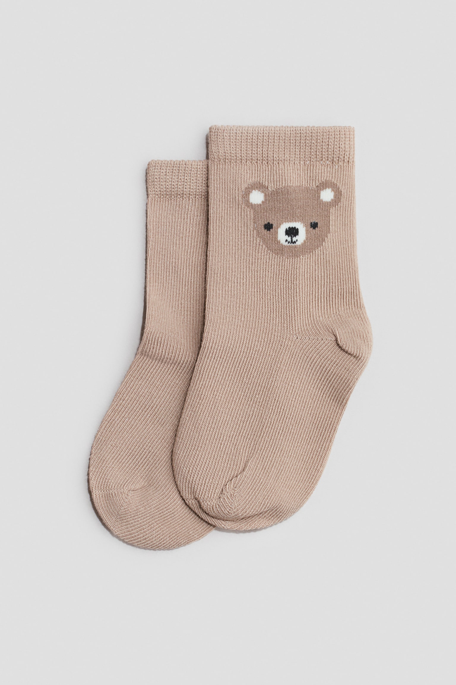 4-pack socks - Cream/Teddy bears/Blue/Cars/Green/Beige/White/Light pink/Hearts/Black/Halloween/Red/Reindeer/Pink/Hearts - 2