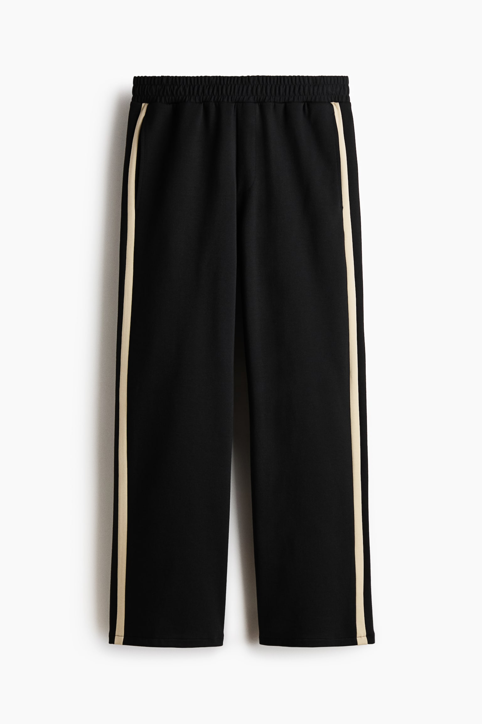 Loose Fit Sweatpants - Black/Colour block/Beige/Striped - 1