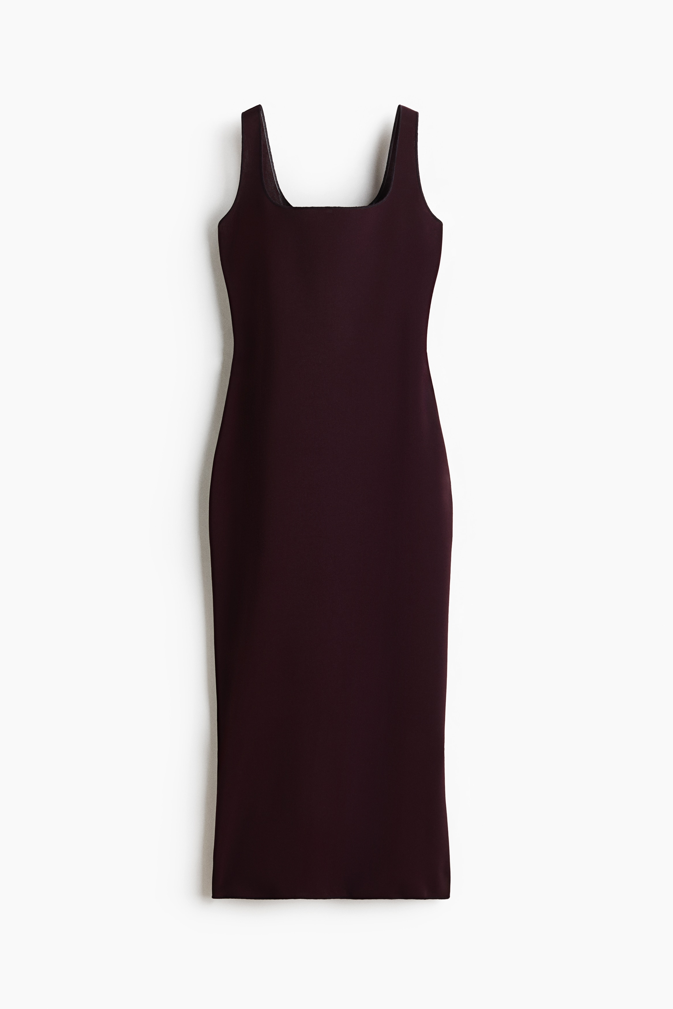 Bodycon dress - Burgundy/Red/Black