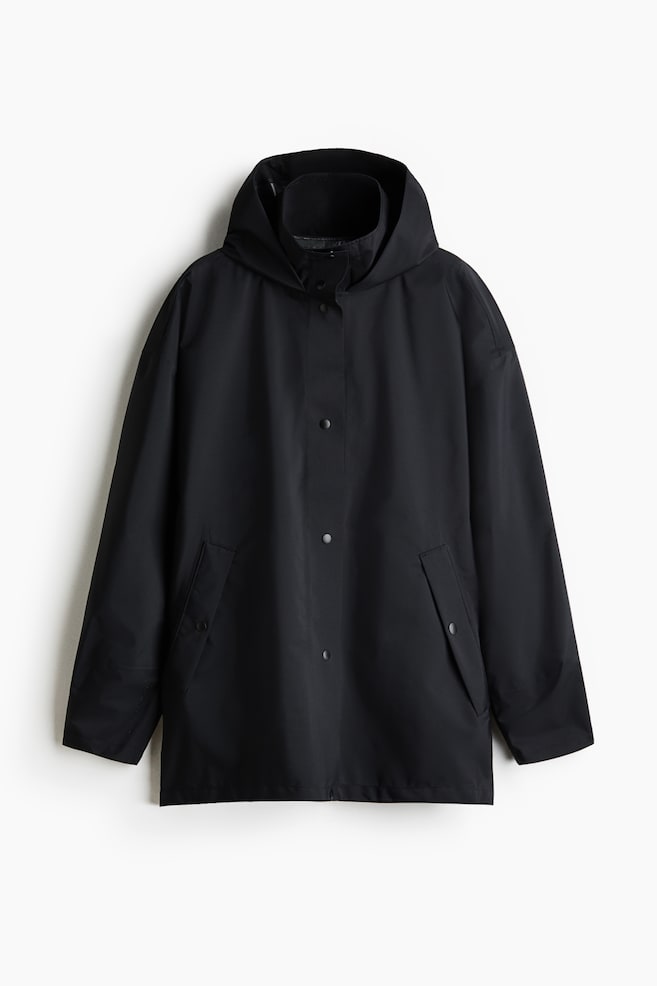 Rain jacket with StormMove™ - Black/Antique rose - 1