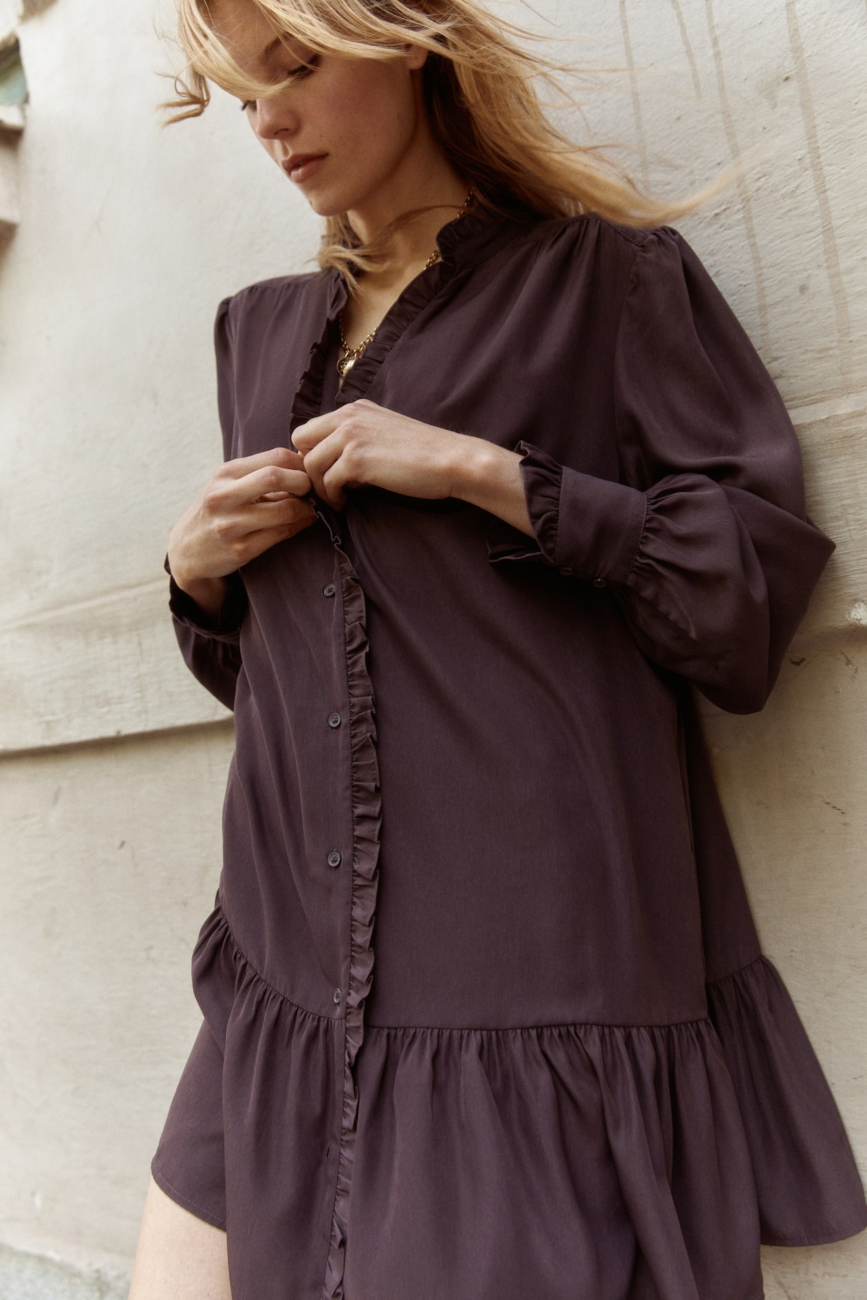 eggplant long sleeve dress La Femme Cap Sleeve Long Purple Prom Dress 31906 Eggplant / 4
