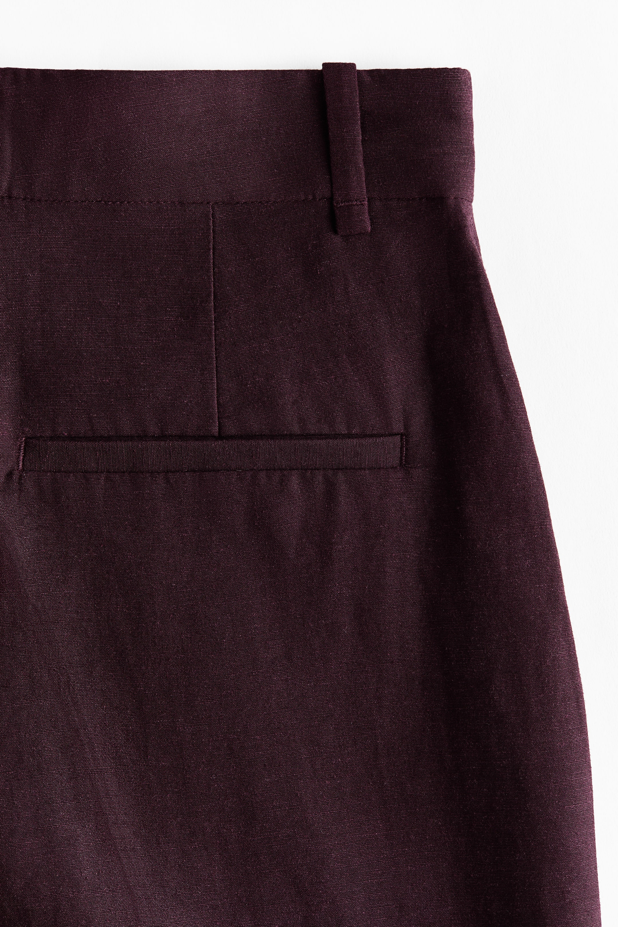 Dressy Linen-Blend Shorts