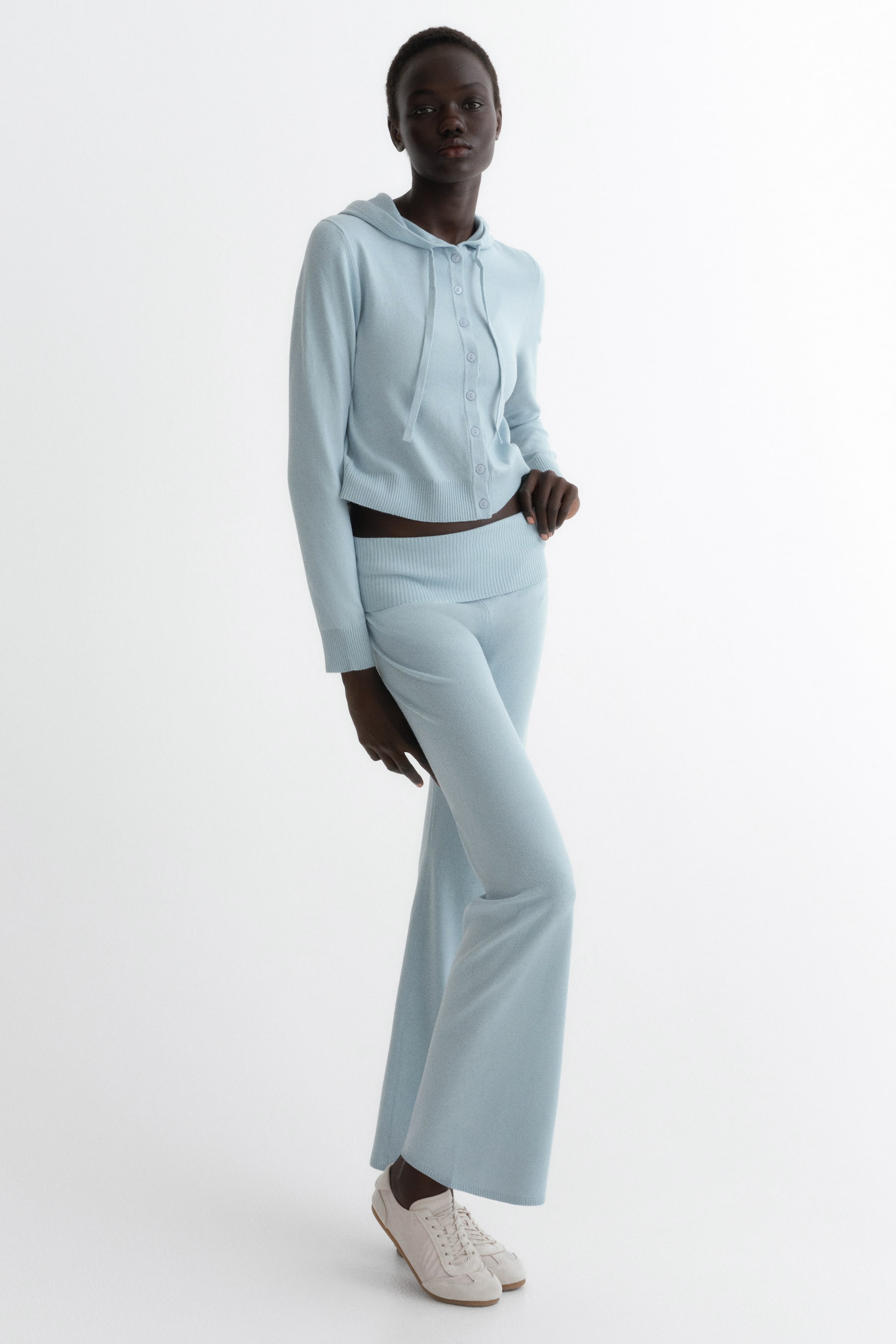 Büyük resmi görüntüle: Triko Yoga Pantolonu - Açık mavi - KADIN | H&M TR 2