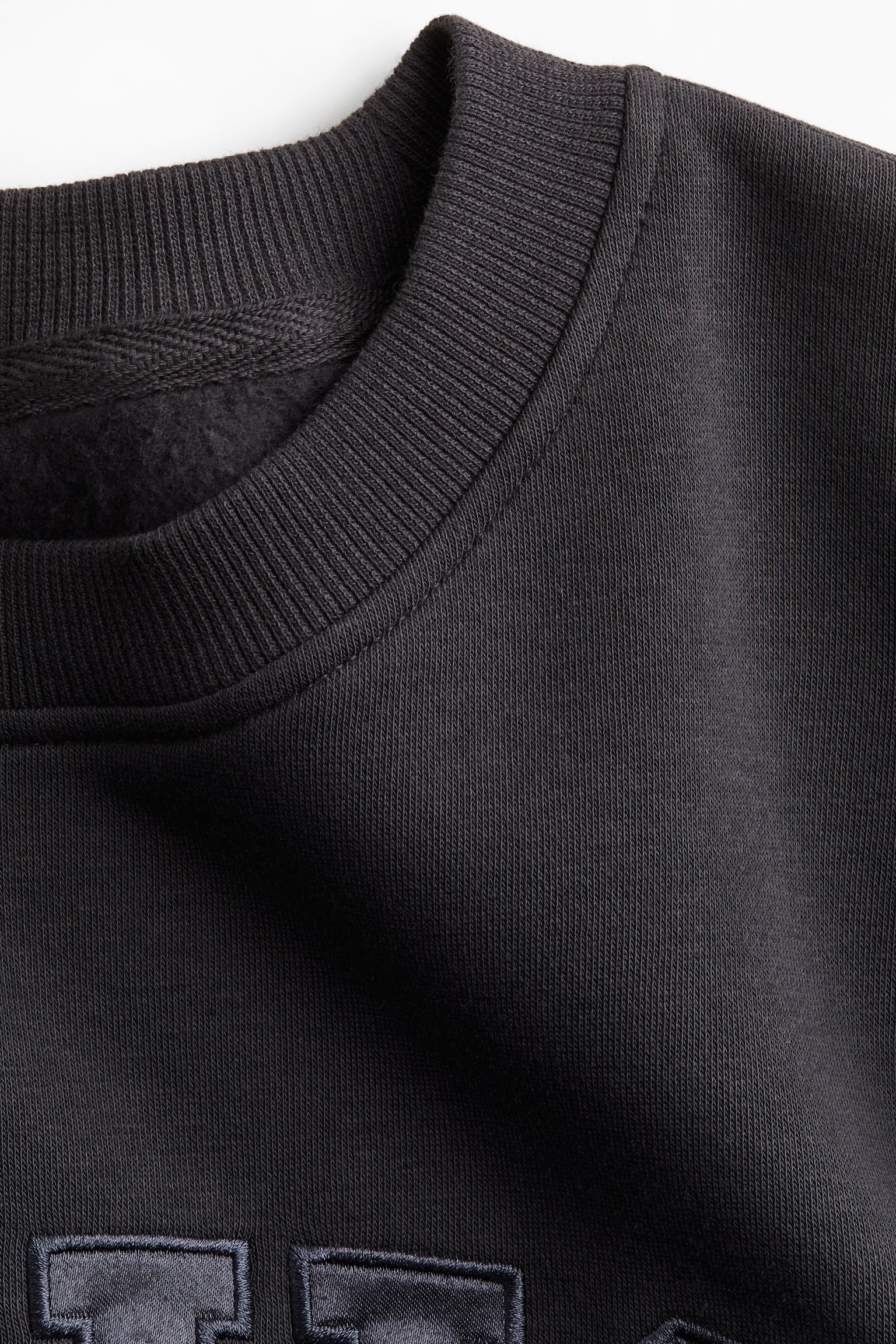 Motif-detail sweatshirt - Dark grey/SOHO - 6