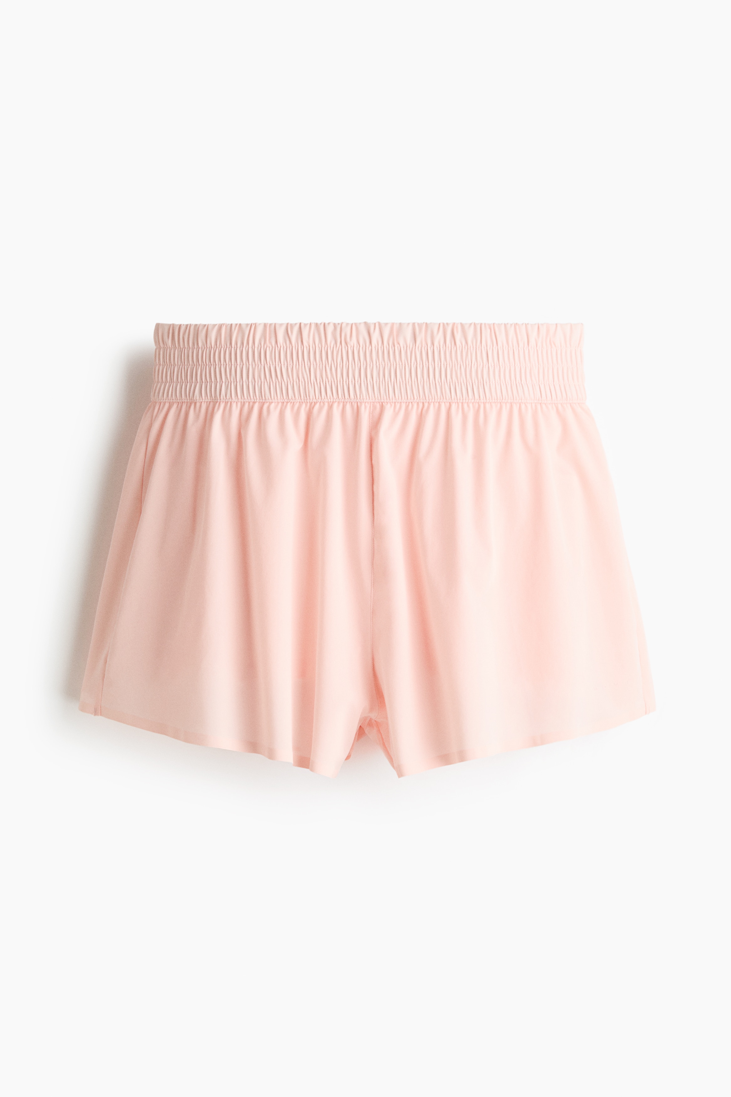 Double-layered sports shorts - Blush/Black/Dark clay grey/Amazonite blue/Butter yellow