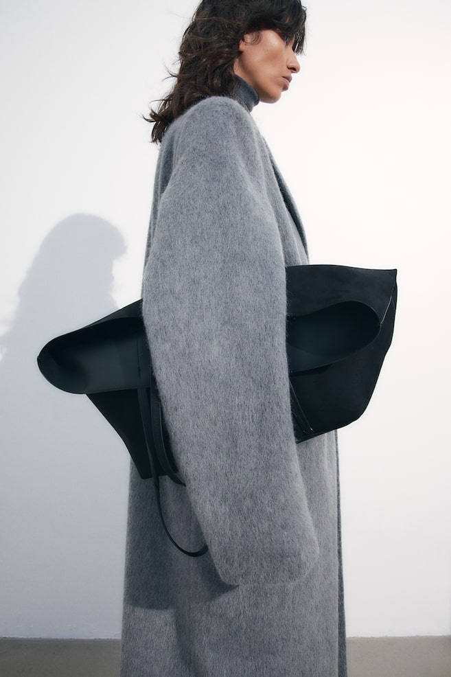 Wool-blend coat - Grey - 6