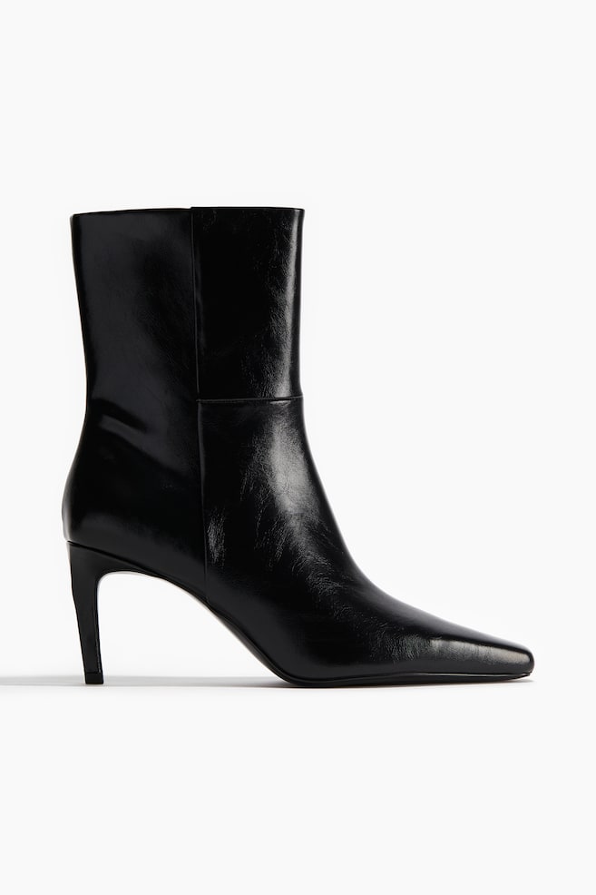 Bottines à talon - Noir/Gris foncé - 1
