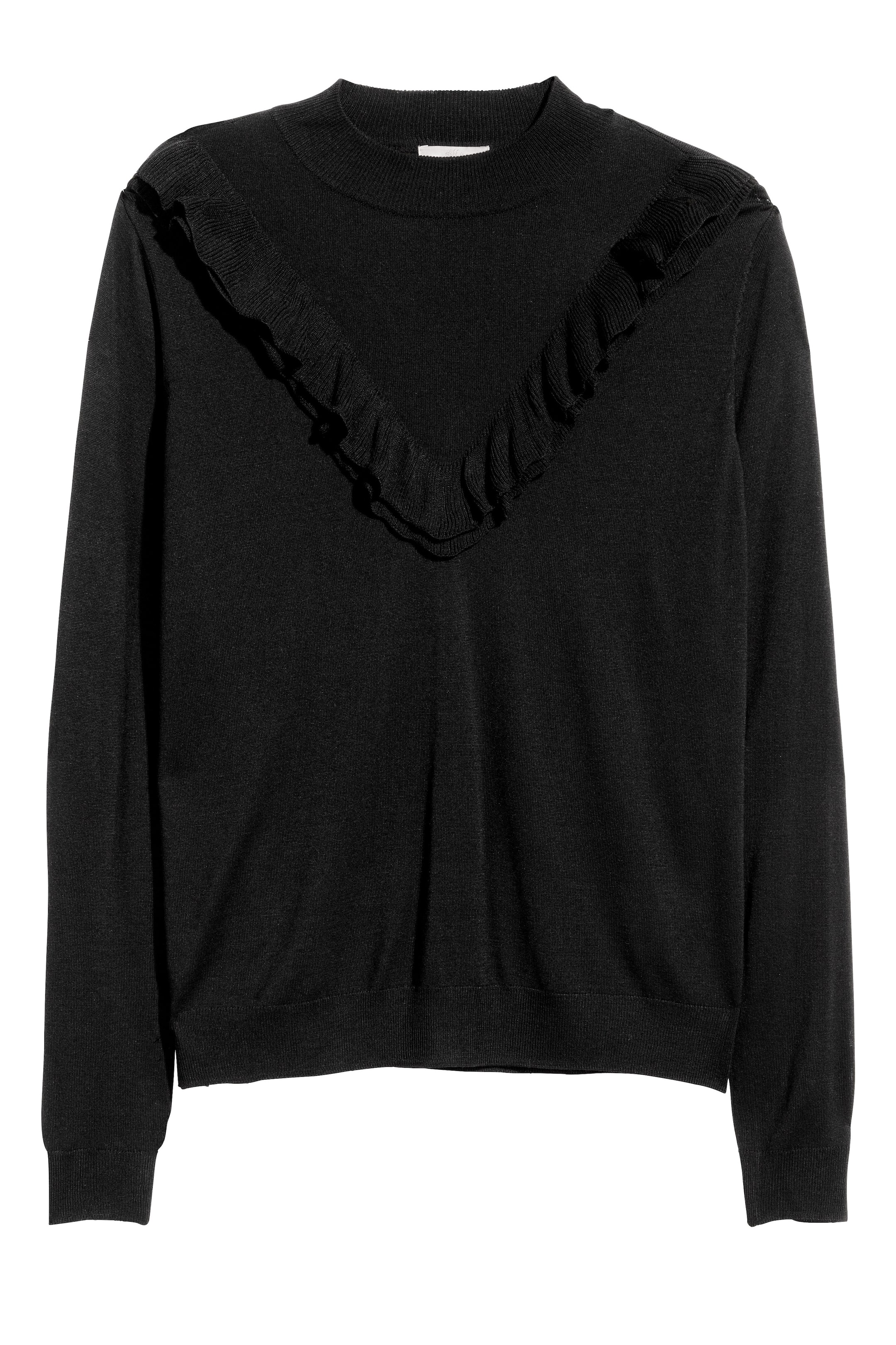Visualizza immagine più grande: H&M+ Pullover in maglia fine - Nero - DONNA | H&M IT 1