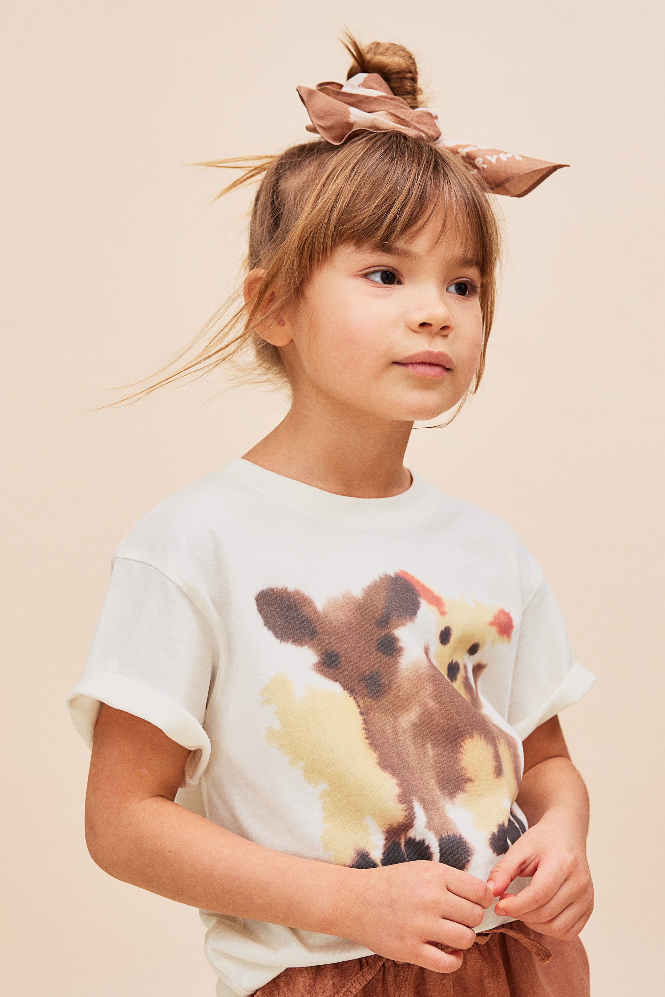 Animal-motif T-shirt