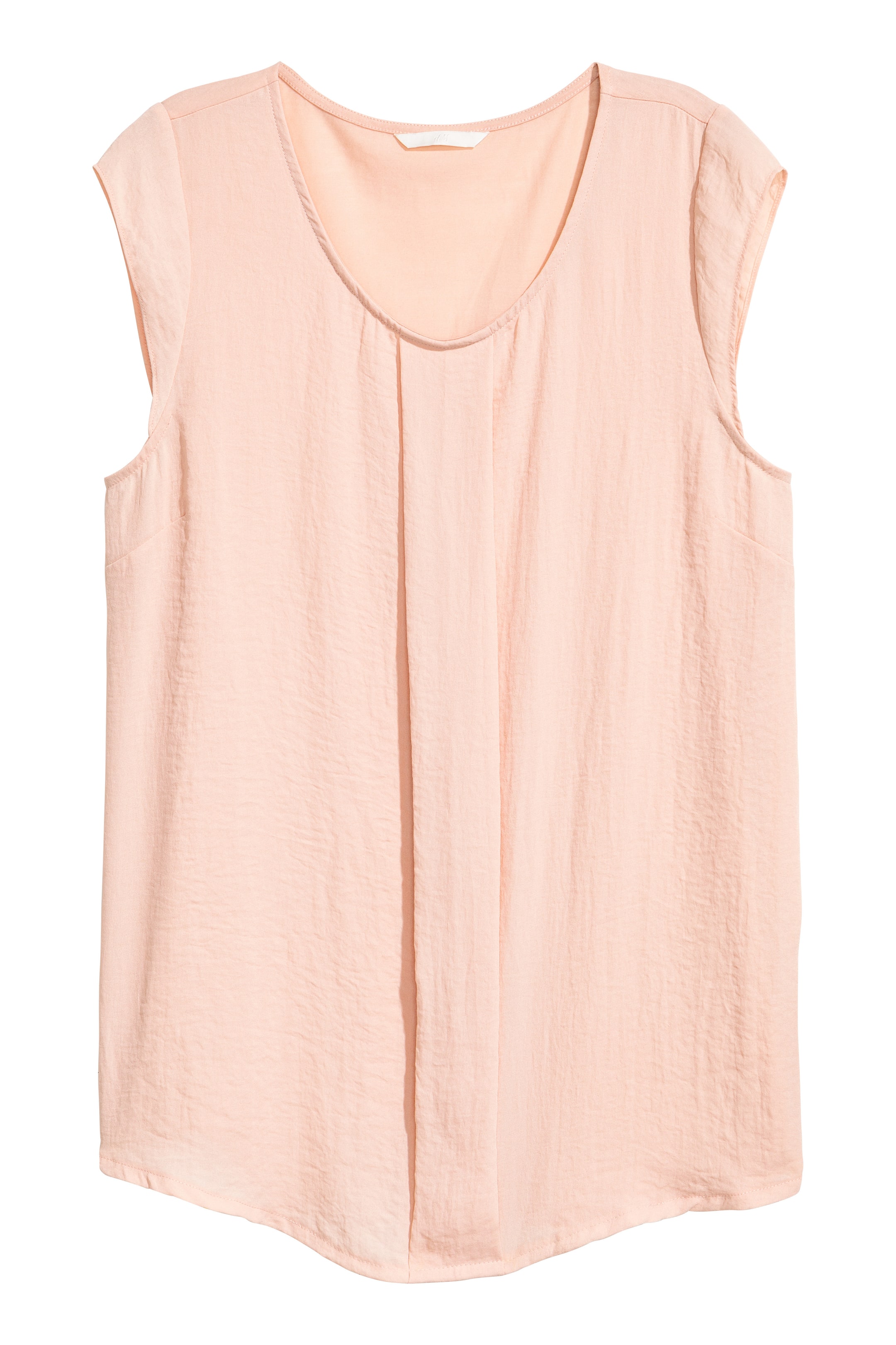 View larger image: Pleated top - Powder pink - Ladies | H&M GB 1