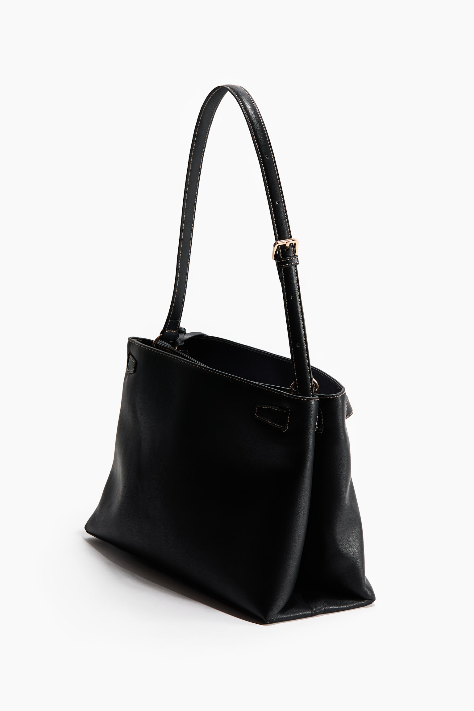 Shoulder bag - Black/Greige - 3